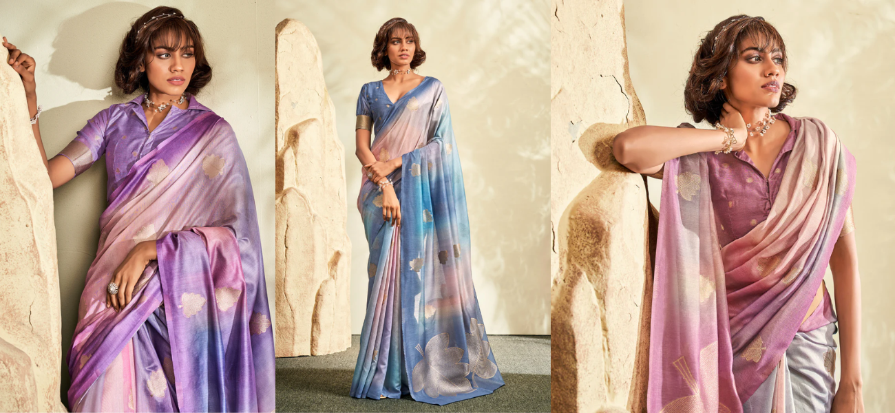 Marking the Summer Season with Airy and Lightweight Banarasi Silk Sarees