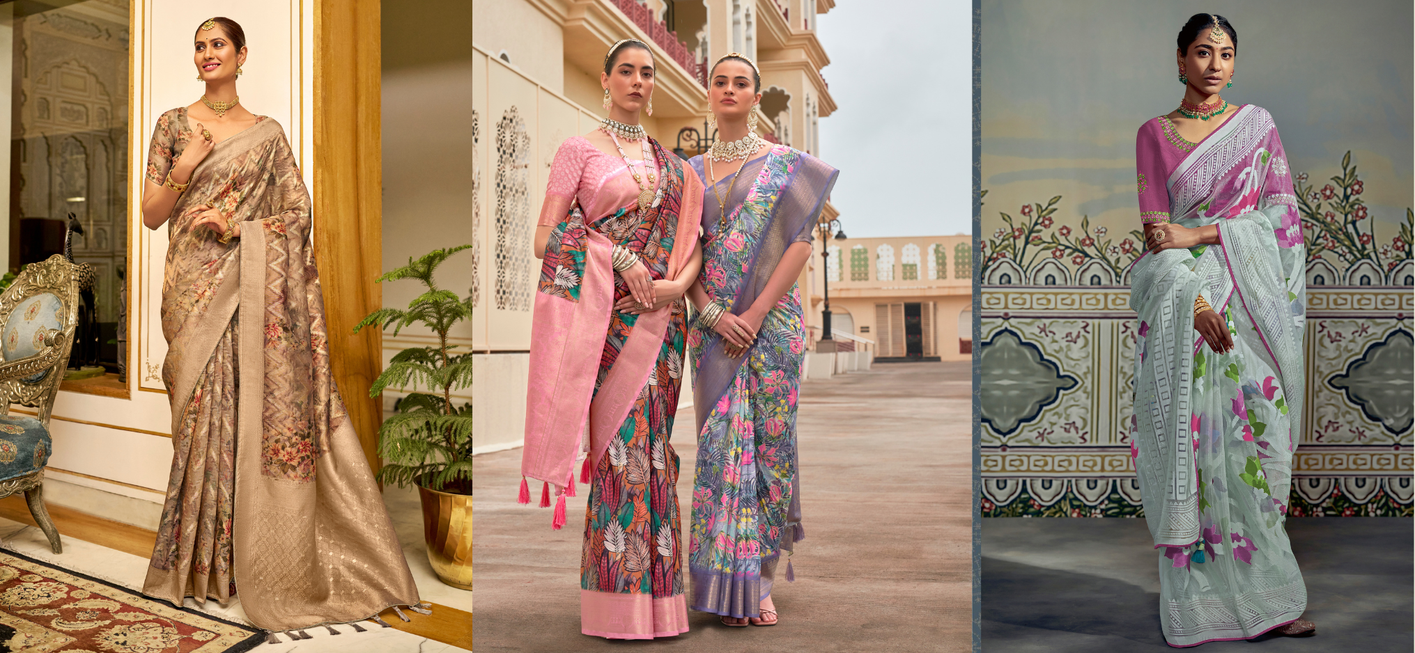The Trend of Floral Sarees for Every Occasion