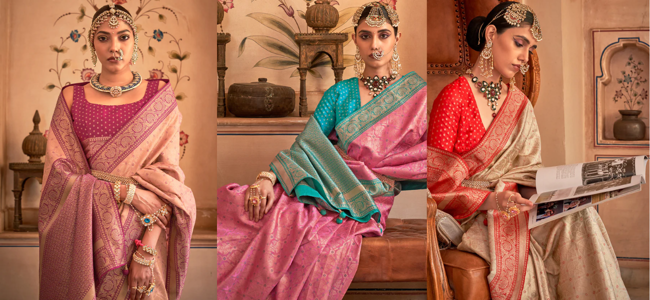 Saree style in winter shop