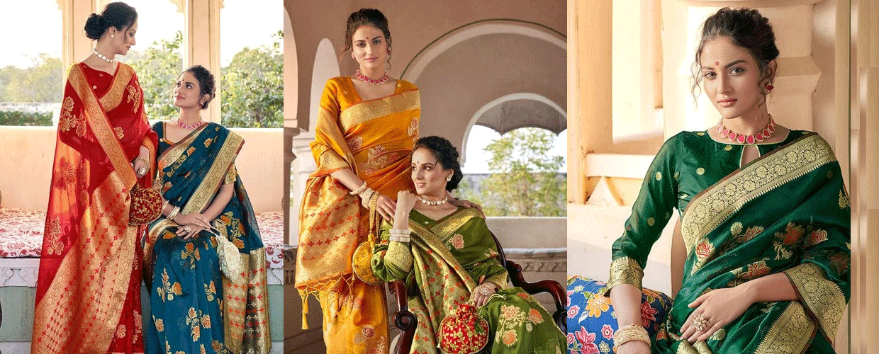 Best Banarasi silk sarees for young girls