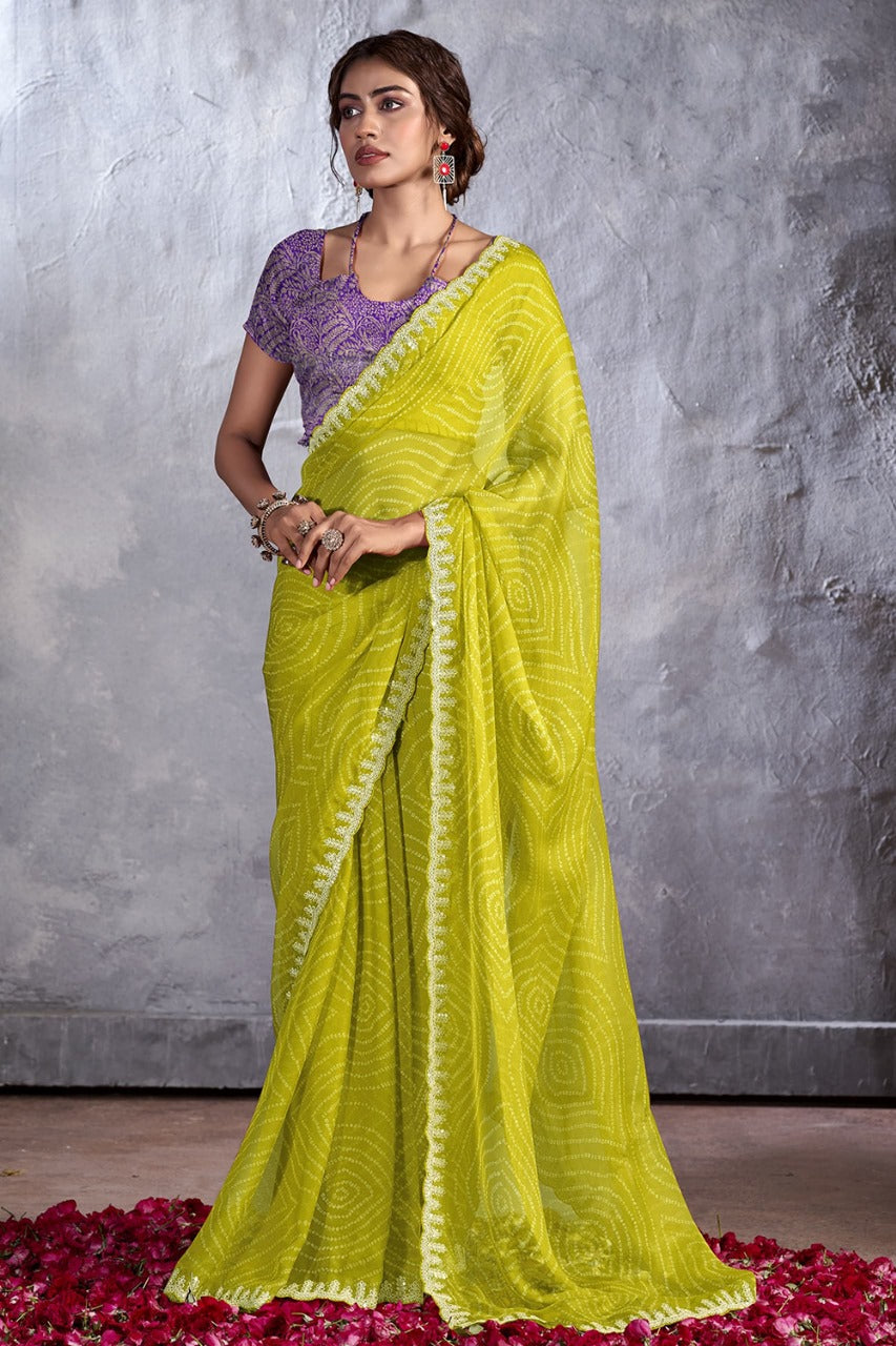 Designer bandhani sarees with price hotsell