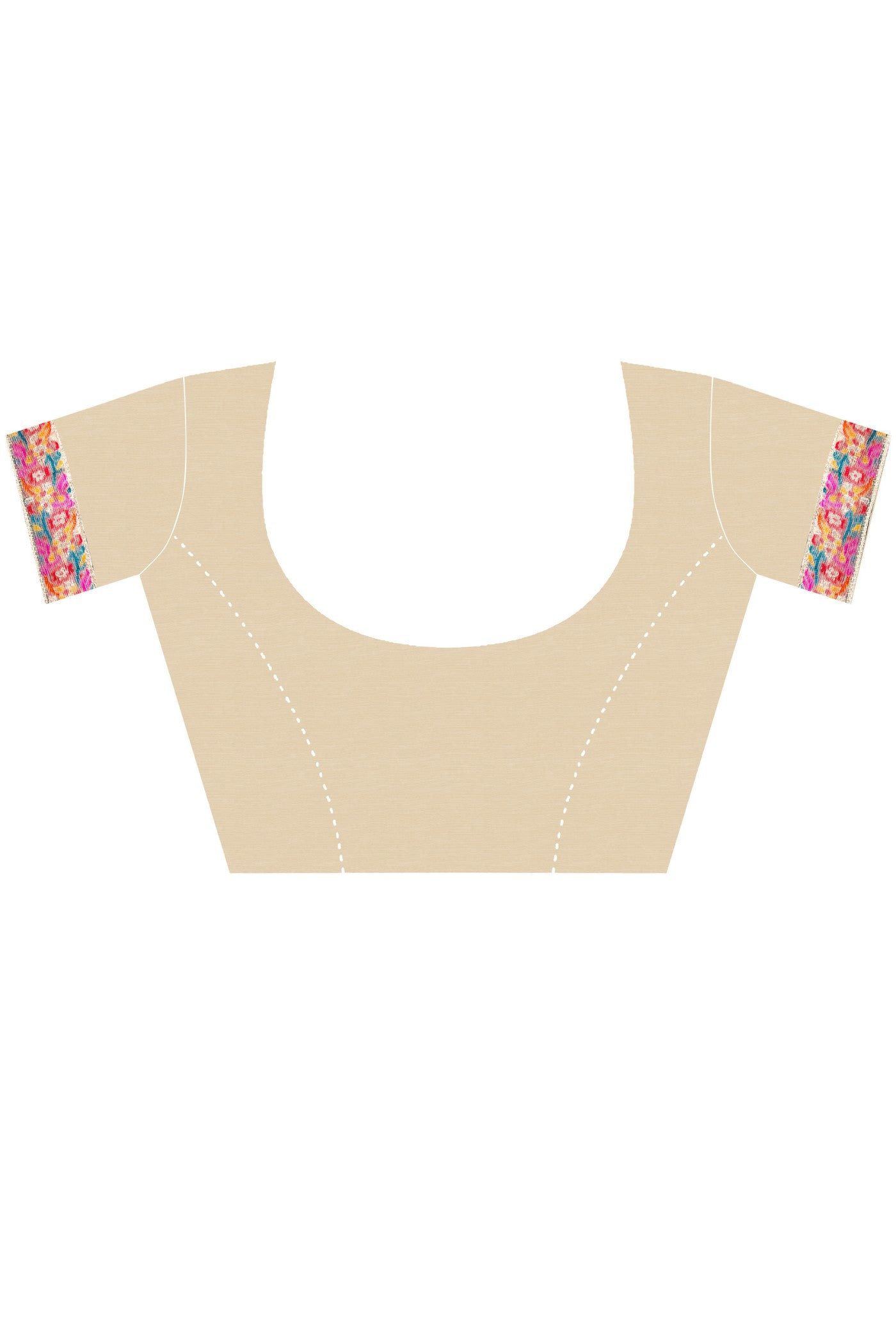 Buy MySilkLove Alhambra Cream Kashmiri Handloom Jamewar Saree Online