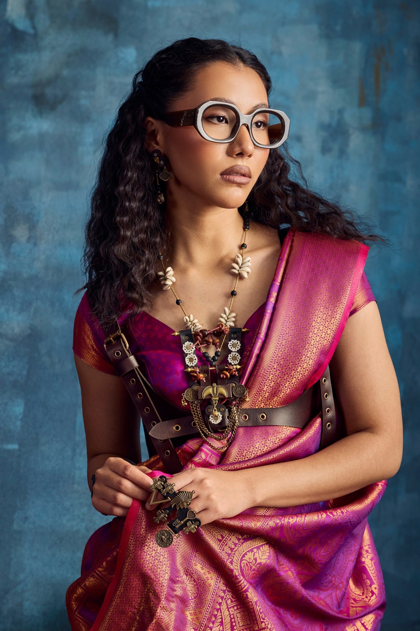 MySilkLove Jam Purple Kanjivaram Handloom Saree