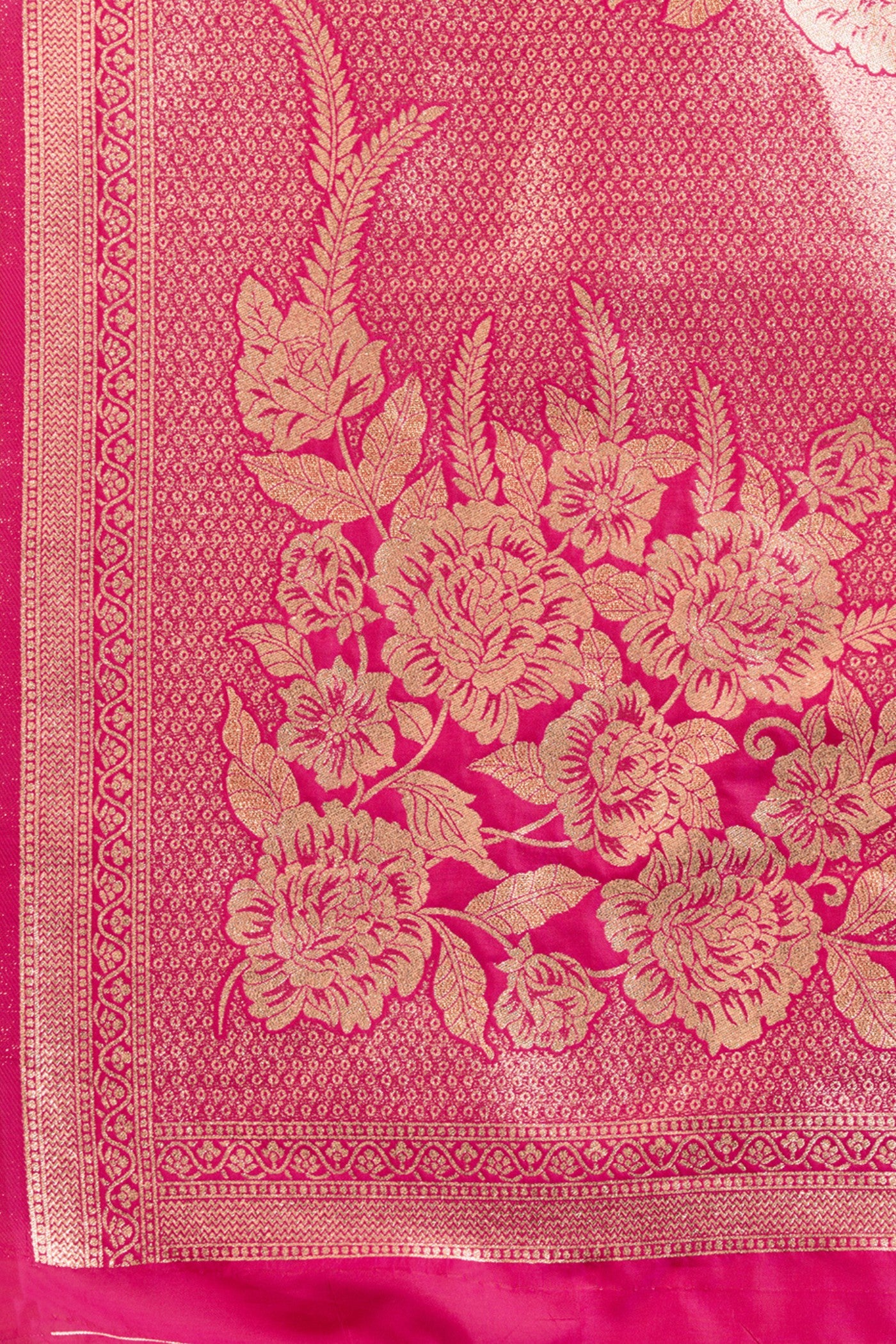 Buy MySilkLove Dewberry Pink Zari Woven Soft Kanjivaram Saree Online
