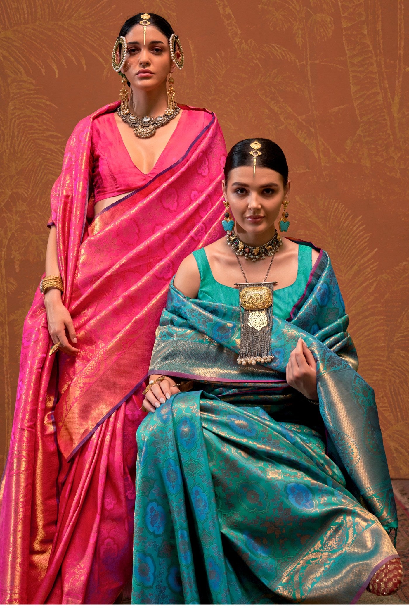Buy MySilkLove Casal Blue Kanjivaram Handloom Saree Online