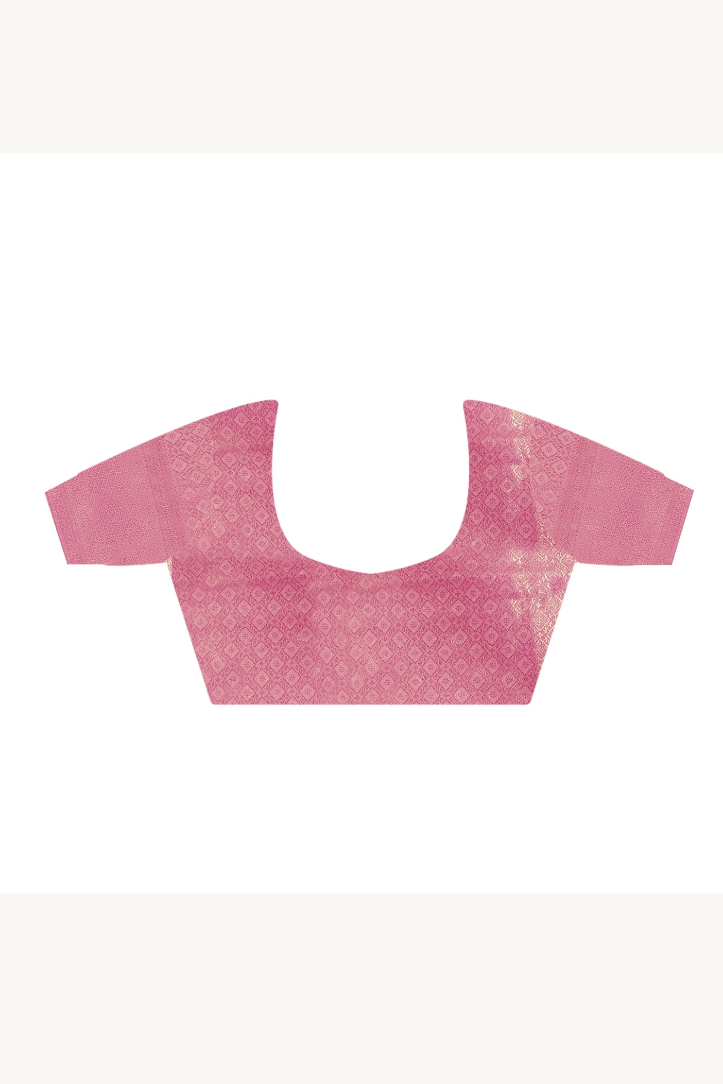 Buy MySilkLove Barbie Pink Handloom Kanjivaram Saree Online