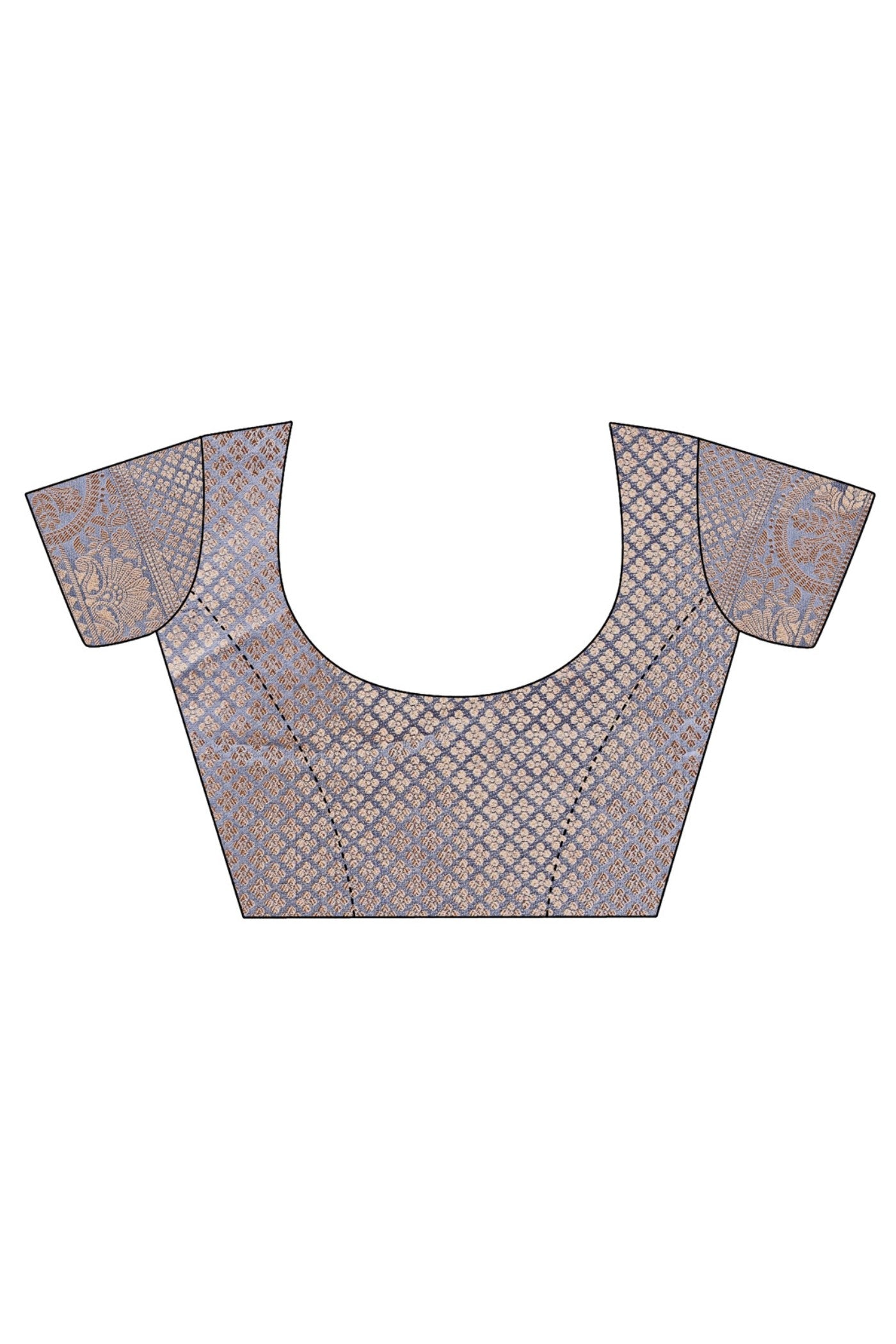 Buy MySilkLove Nickel Grey Woven Organza Saree Online