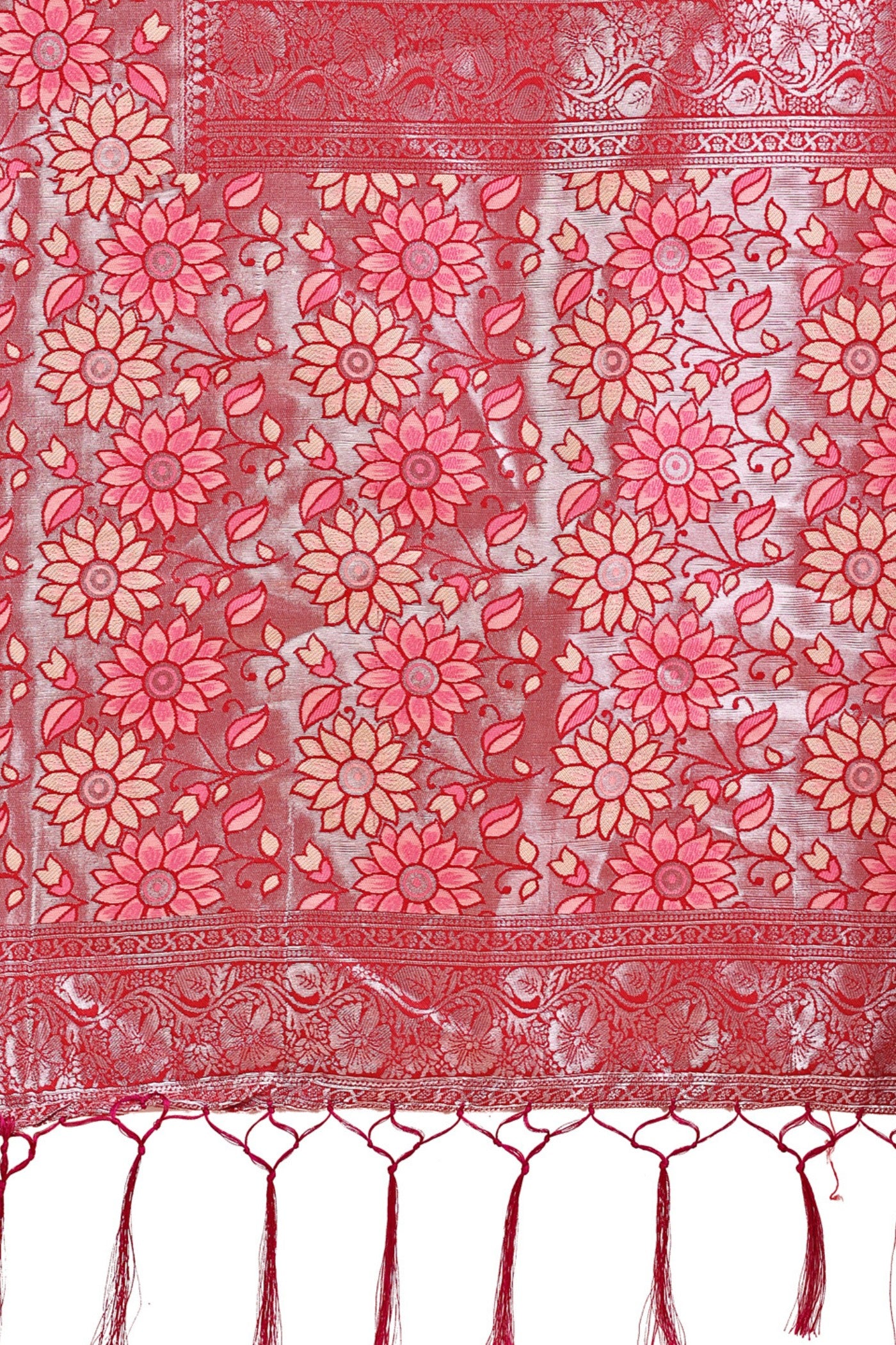 Buy MySilkLove Castelton Green Woven Banarasi Saree Online