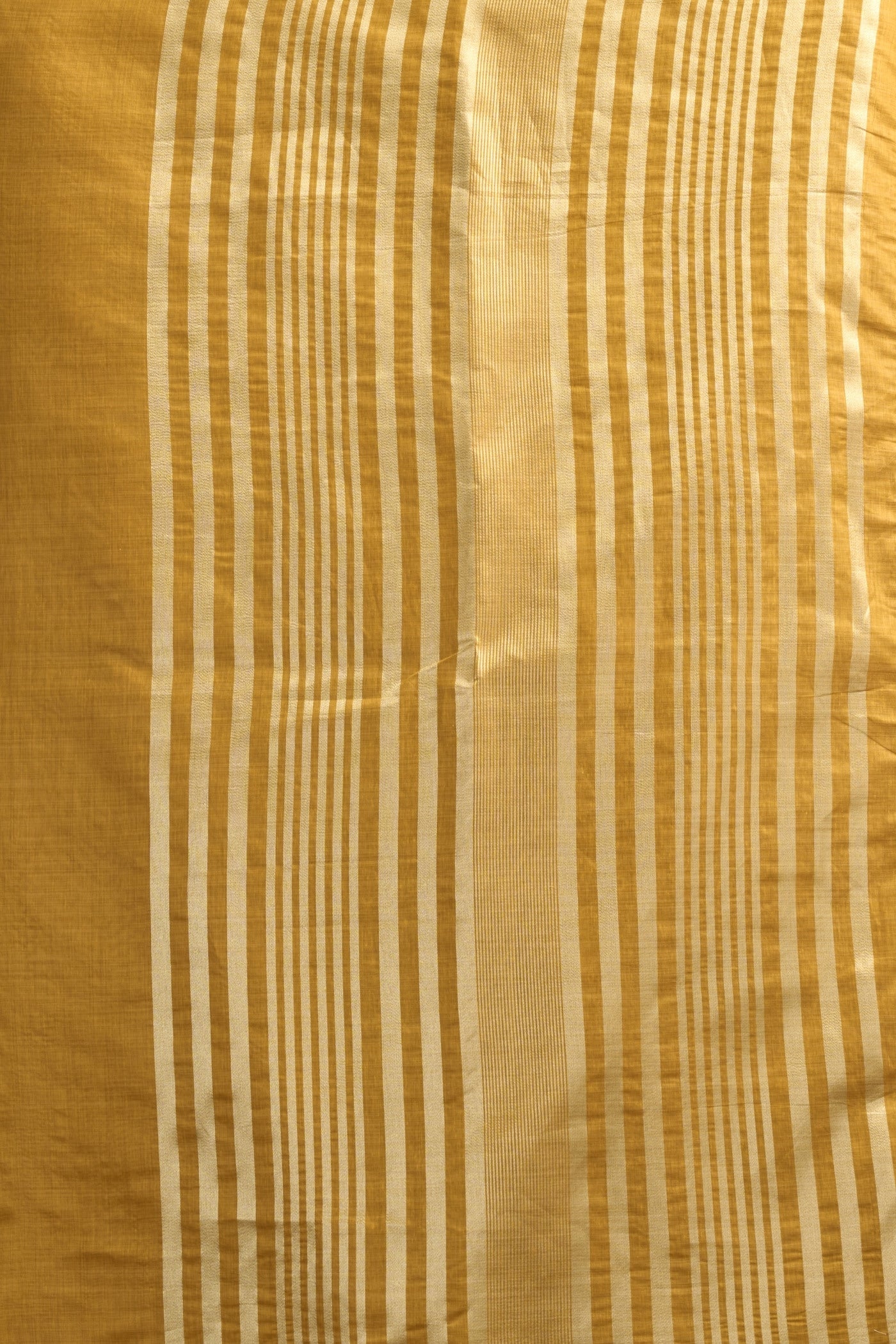 Buy MySilkLove Amber Yellow Handloom Cotton Saree Online
