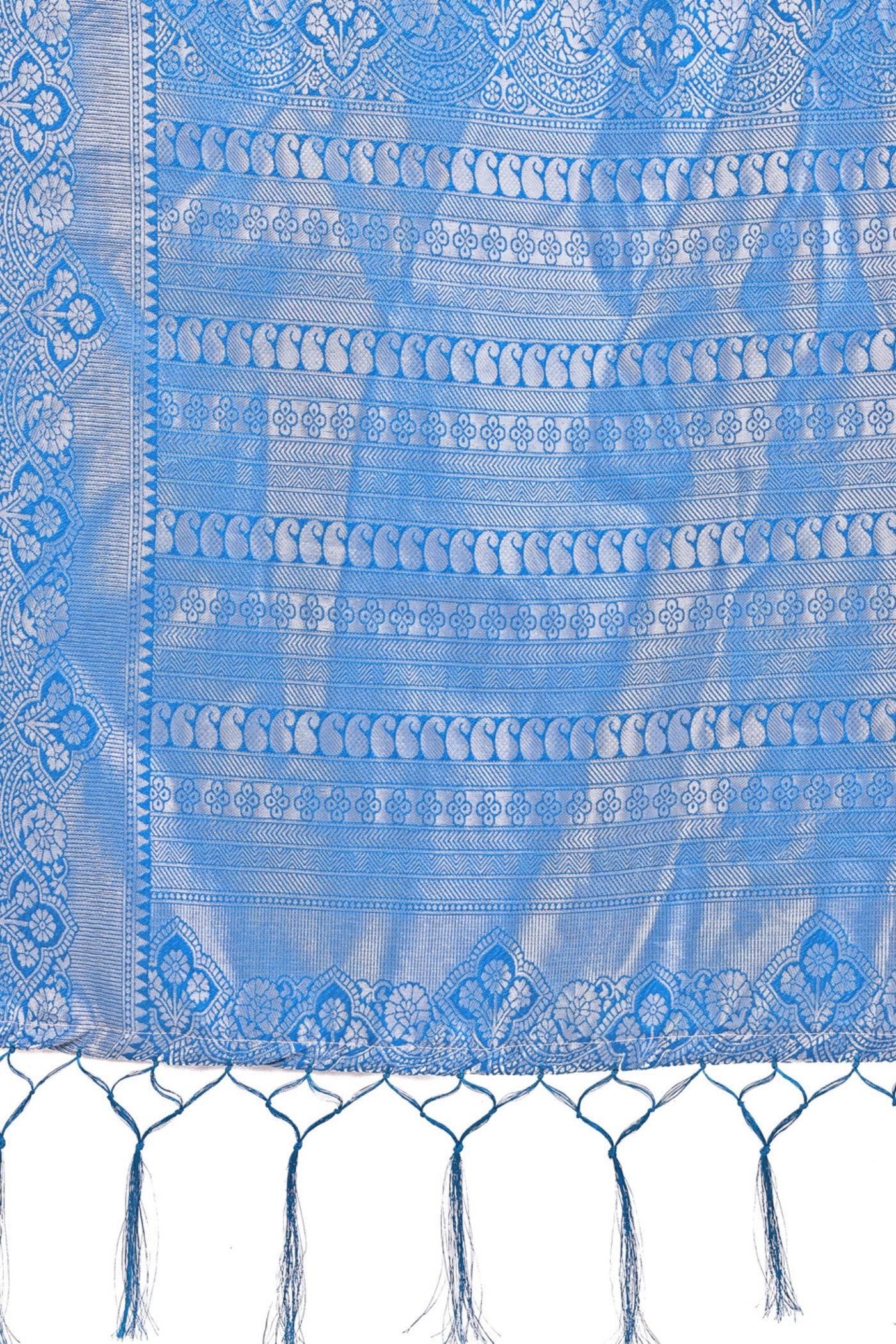 Buy MySilkLove Peach Bud Woven Banarasi Saree Online