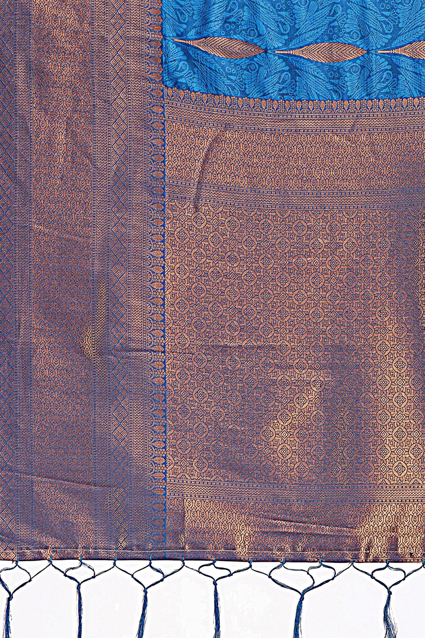 Buy MySilkLove Royal Blue Woven Banarasi Saree Online