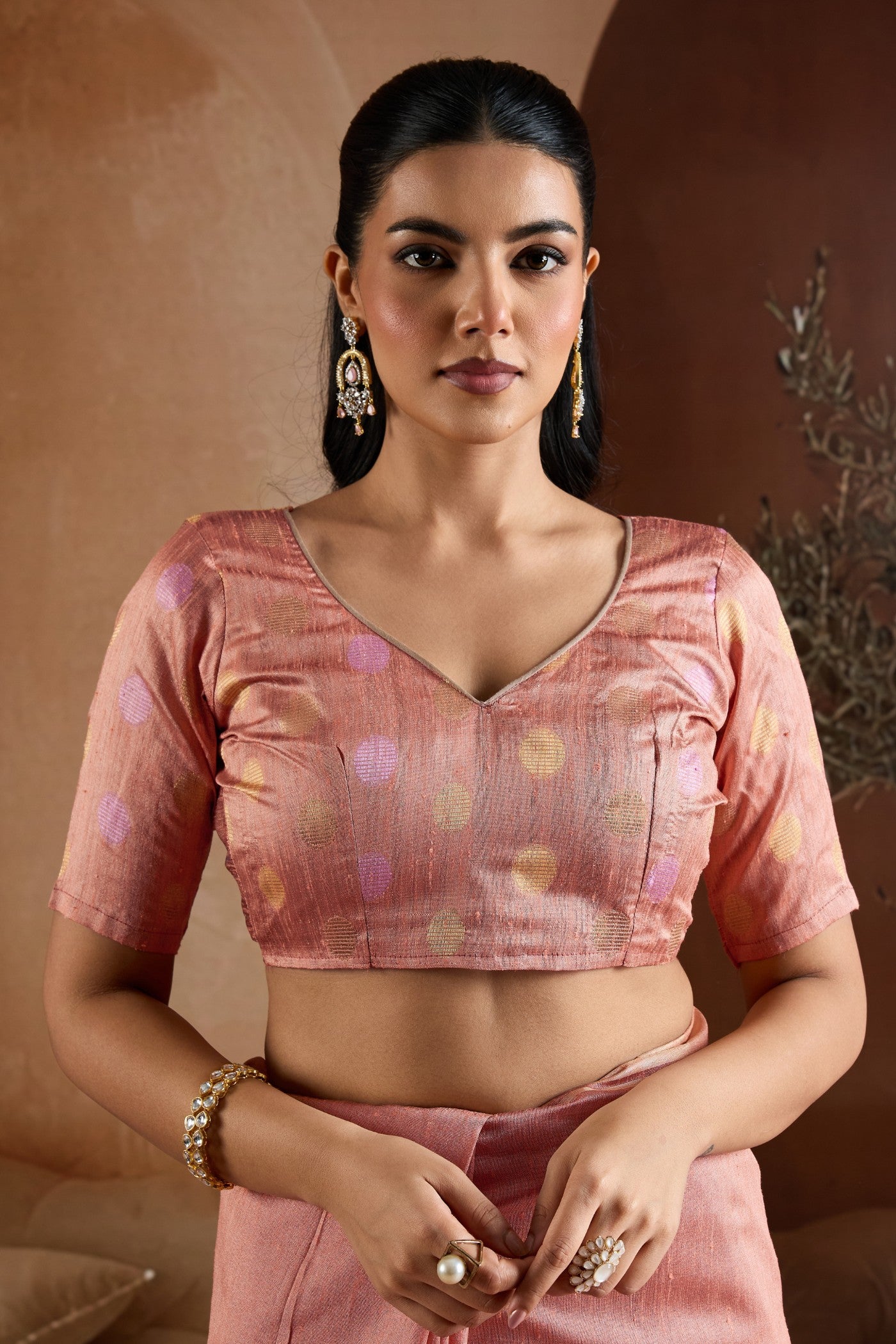 Buy MySilkLove Lilac Pink Handloom Bhagalpuri Saree Online
