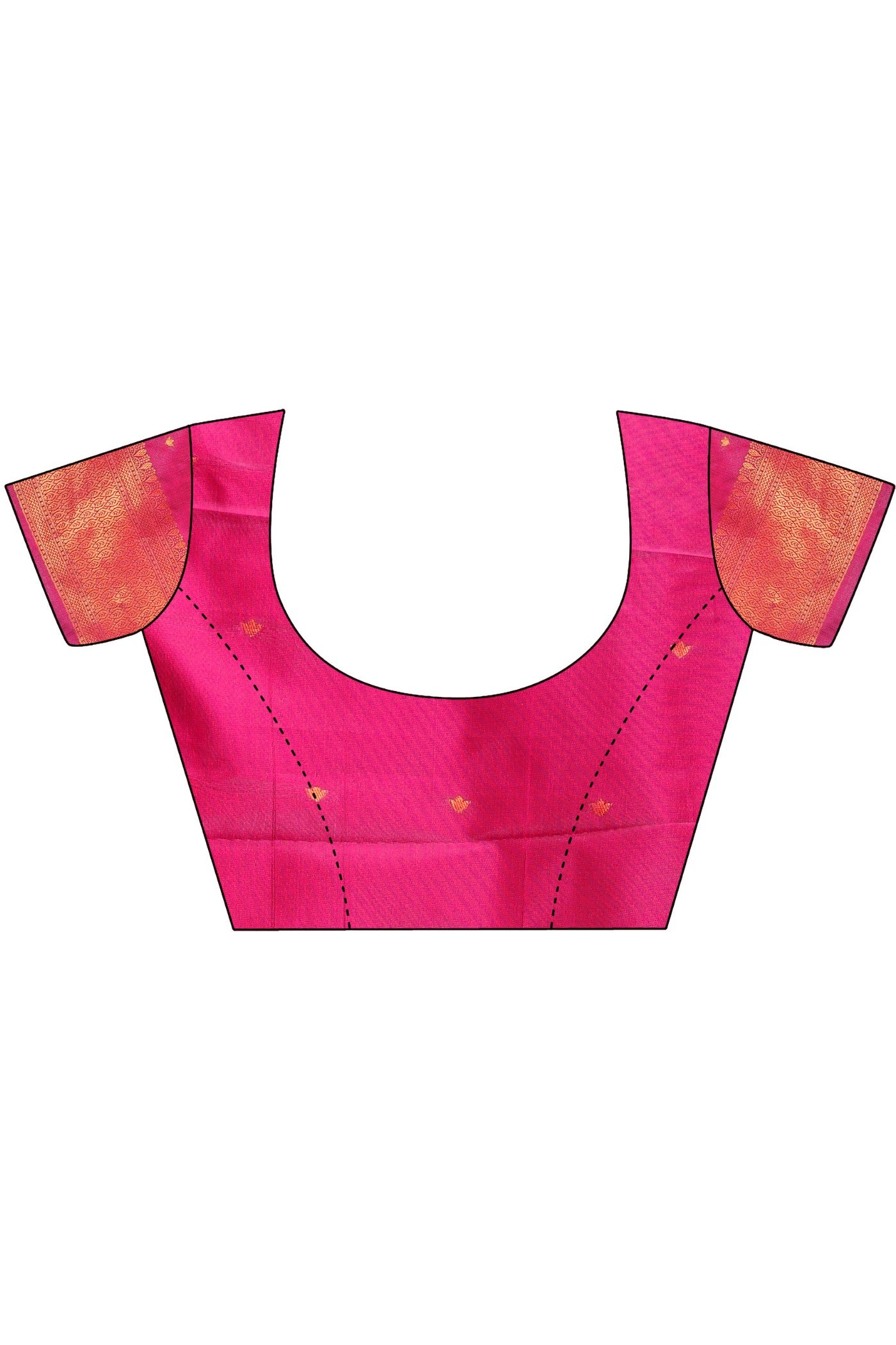 Buy MySilkLove Jam Pink Woven Banarasi Saree Online