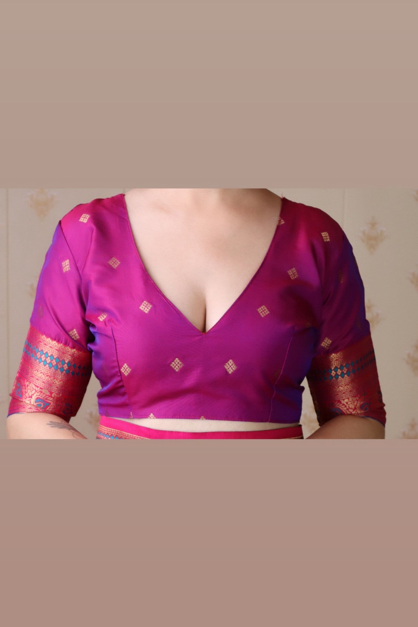 Buy MySilkLove Cerulean Blue Banarasi Handloom Saree Online