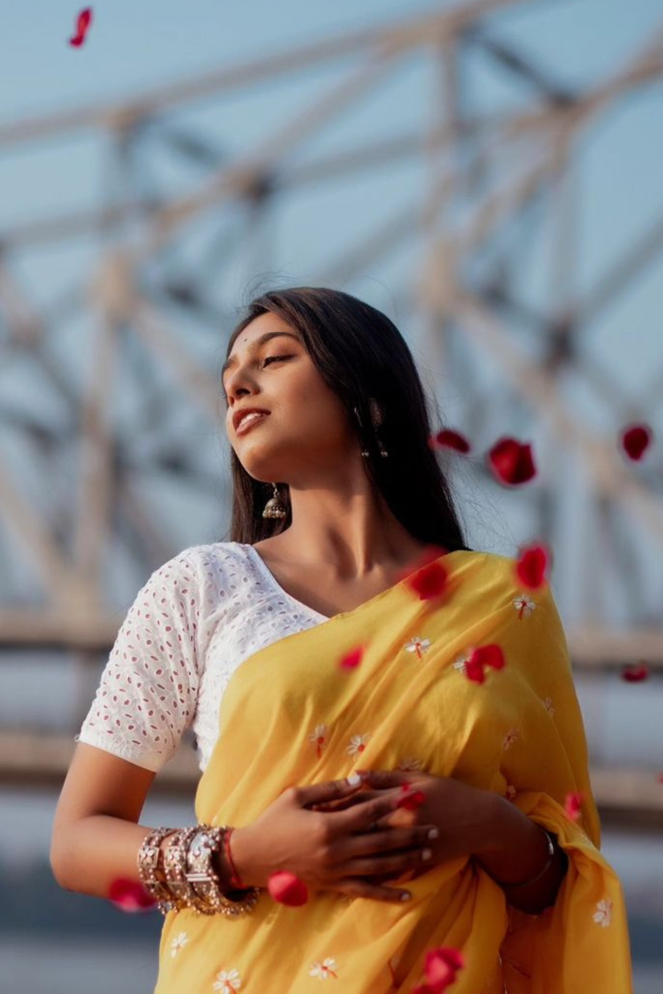 Buy MySilkLove Mustard Yellow Mul Cotton Handloom Saree Online