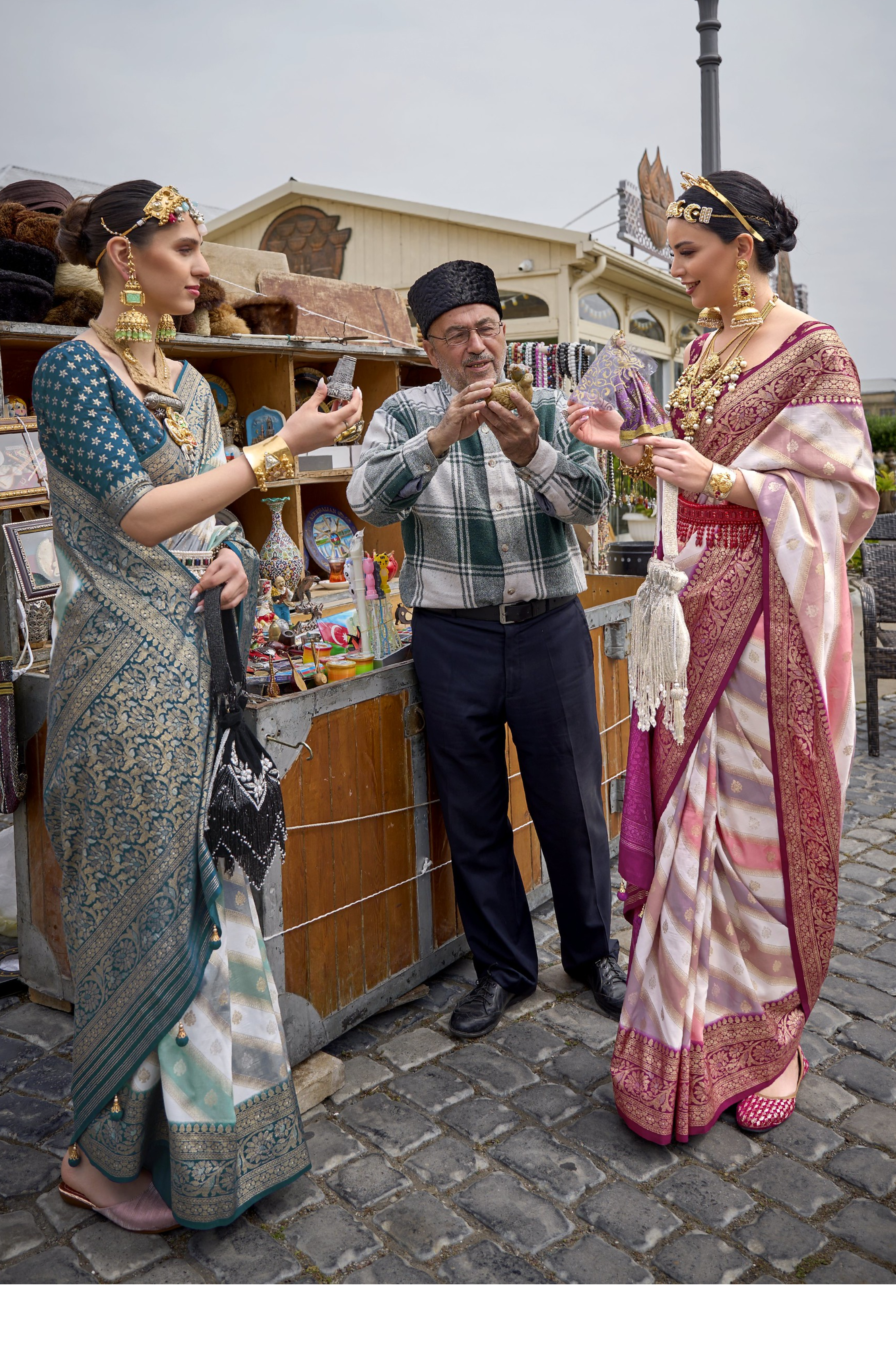 Buy MySilkLove Water Blue Handloom Patola Silk Saree Online