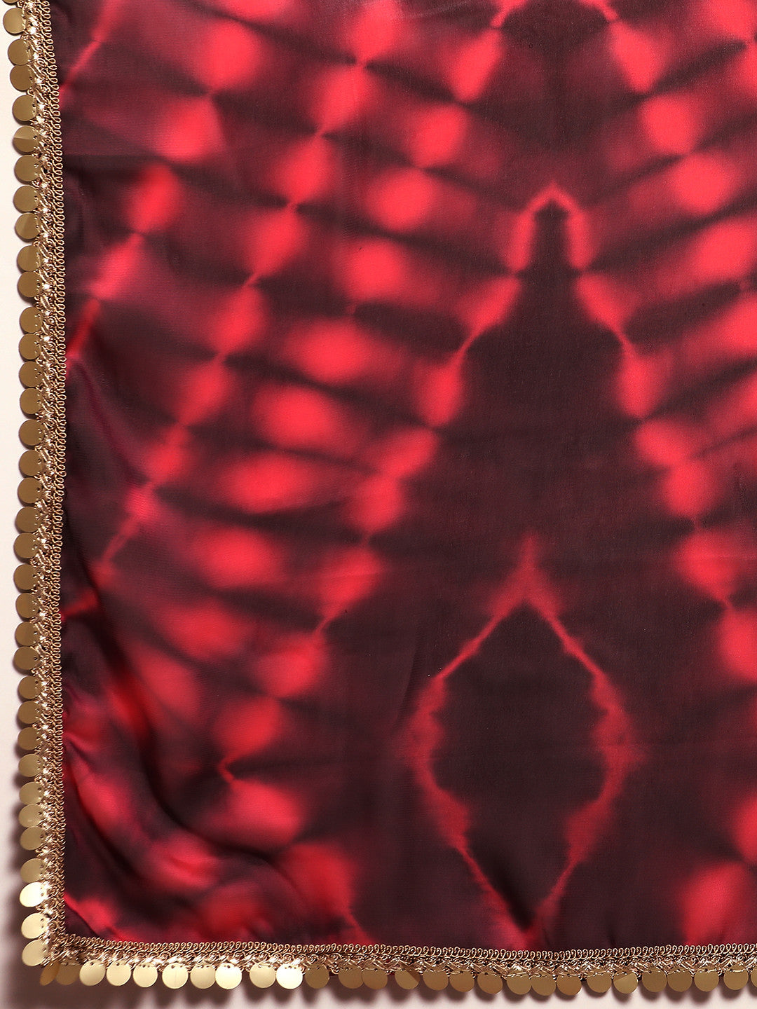 Buy MySilkLove Roof Terracotta Red Satin Partywear Saree Online