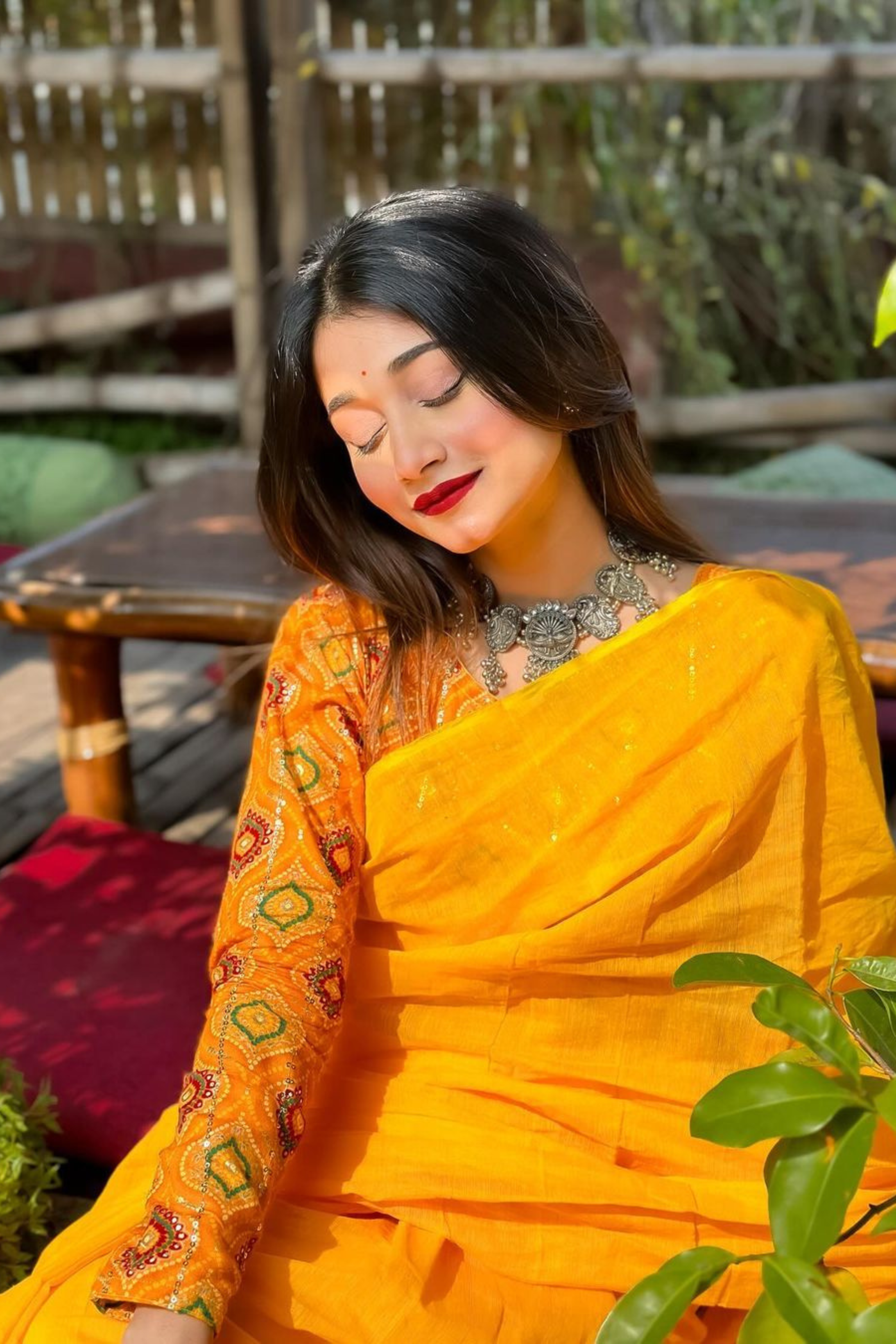 MySilkLove California Yellow Gicha Cotton Handloom Saree