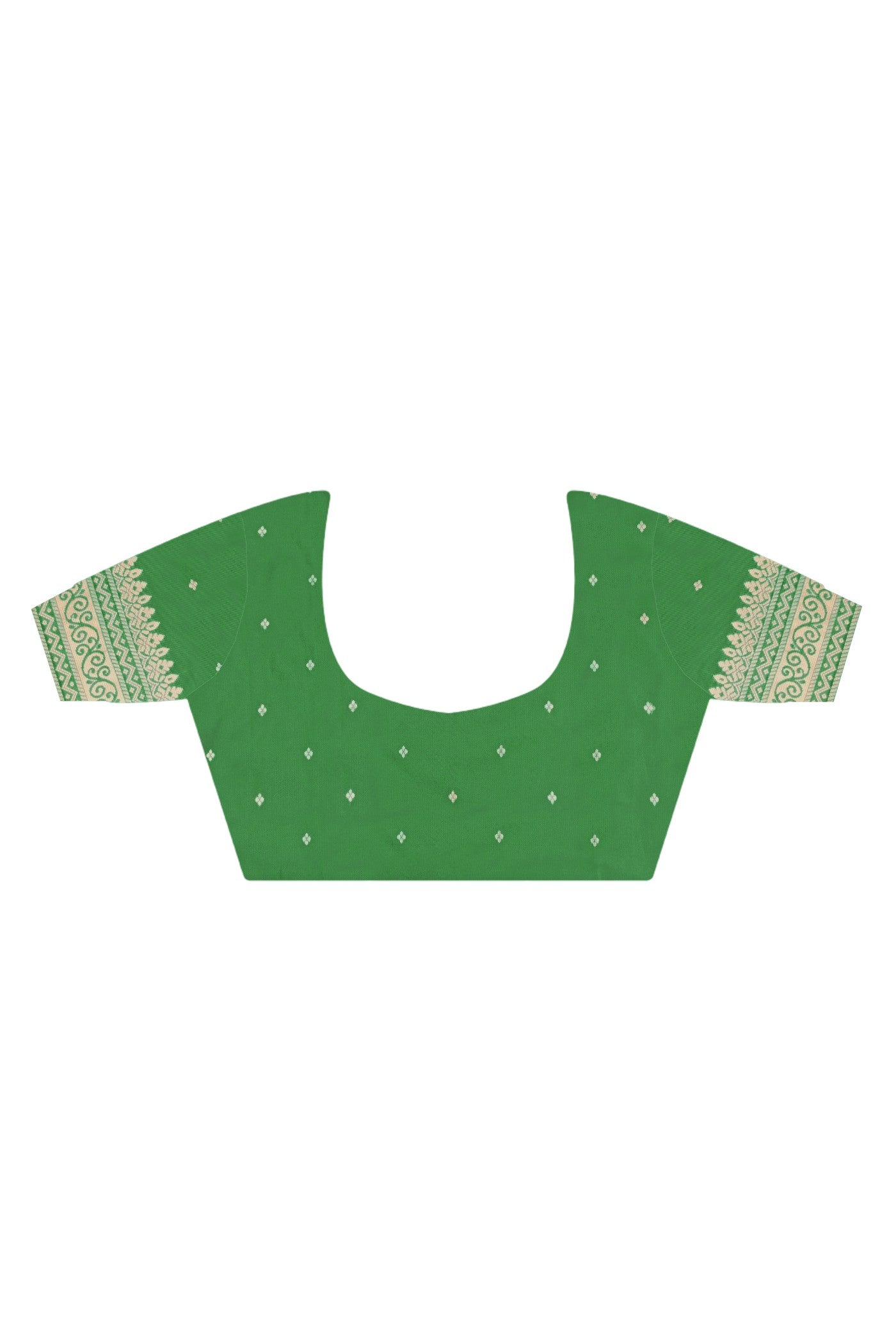 Buy MySilkLove Cambridge Green Tussar Handloom Silk Saree Online
