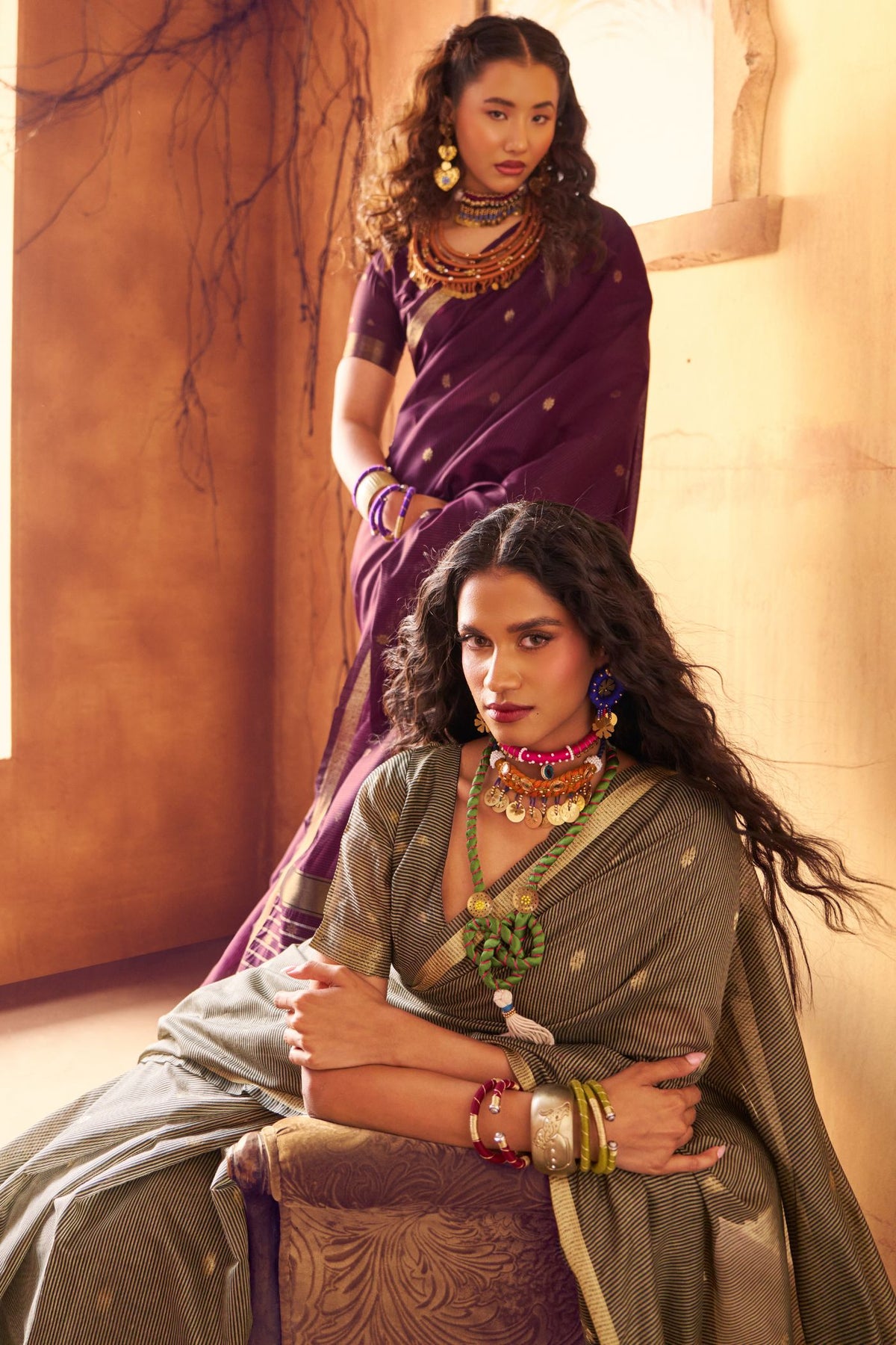 Buy MySilkLove Orchid Purple Banarasi Handloom Silk Saree Online