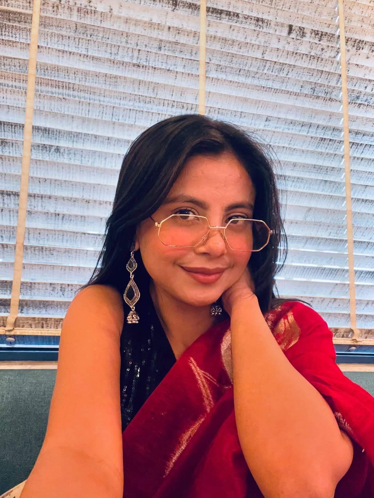 Buy MySilkLove Ruby Red Munga Handloom Cotton Saree Online