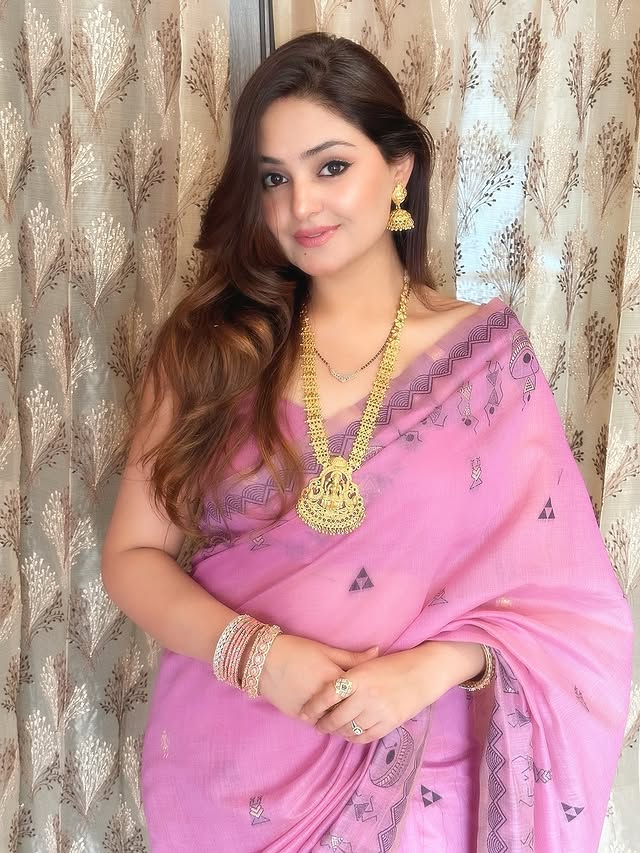 Buy MySilkLove Heliotrope Purple Woven Modal Cotton Saree Online