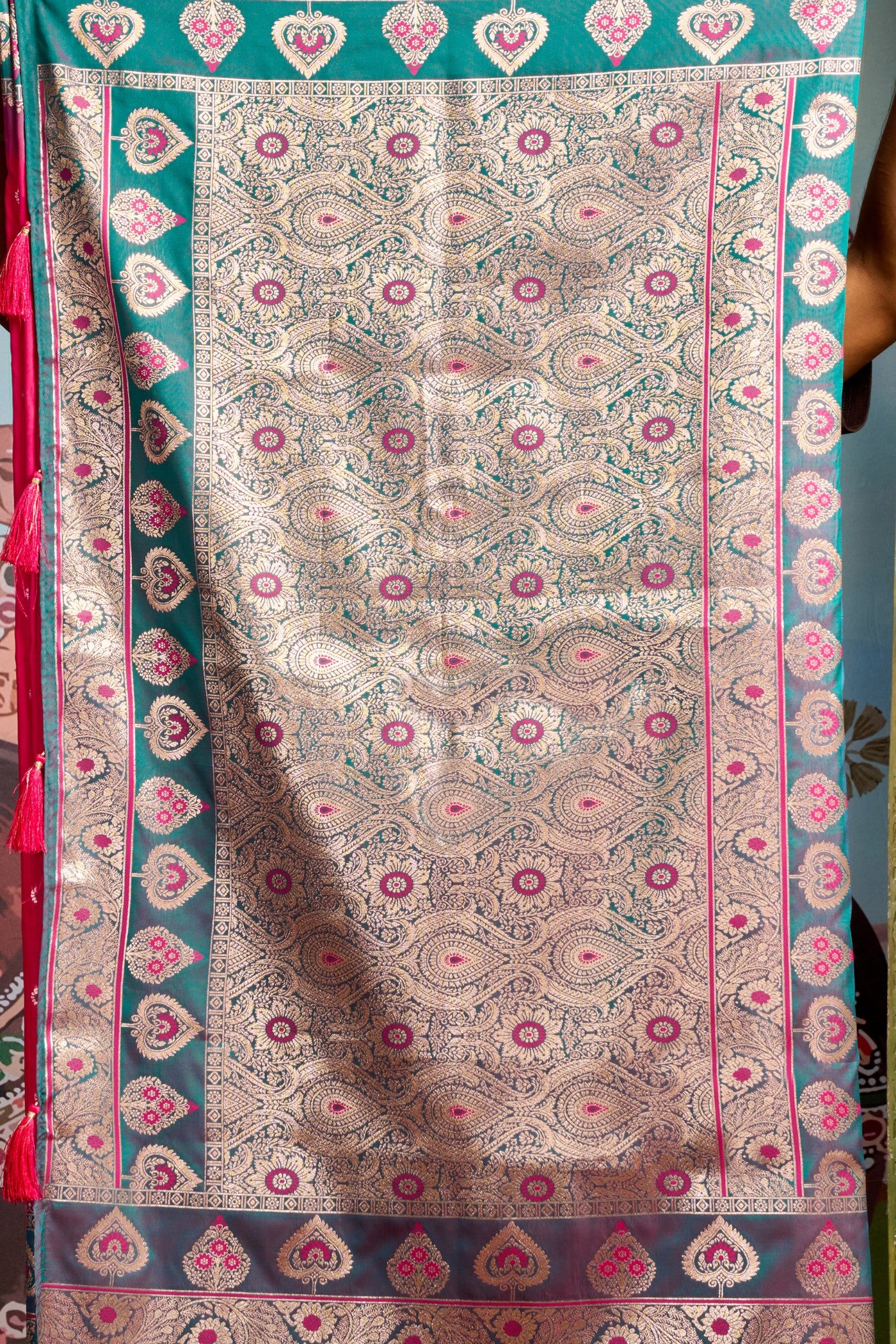 Buy MySilkLove Mauvelous Pink Banarasi Soft Silk Saree Online