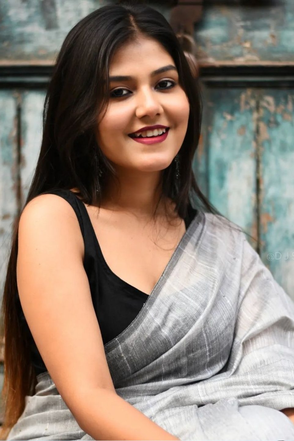 Buy MySilkLove Light Grey Cotton Sequence Saree Online