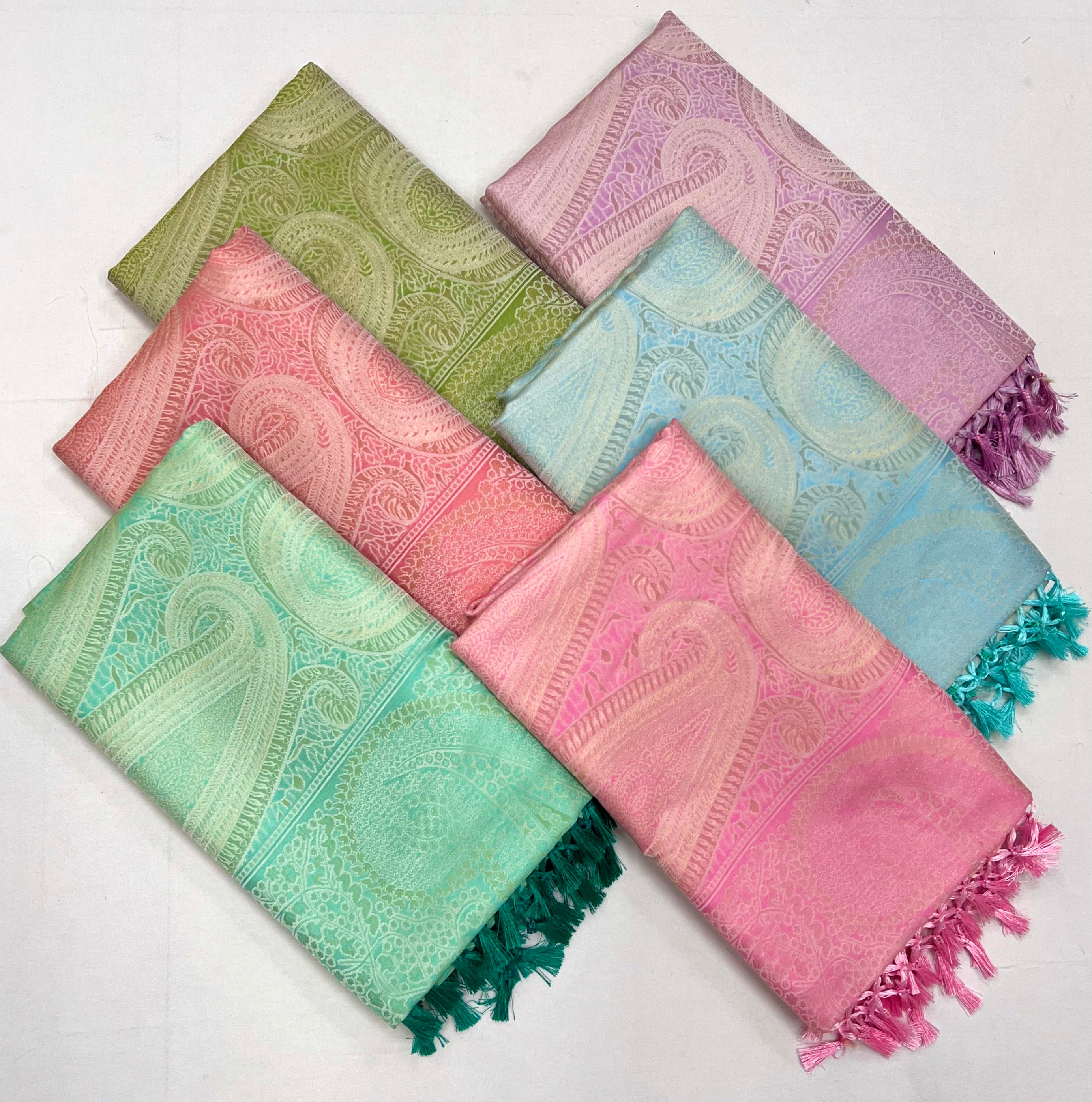 Buy MySilkLove Pastel Pink Woven Kanjivaram Satin Silk Saree Online