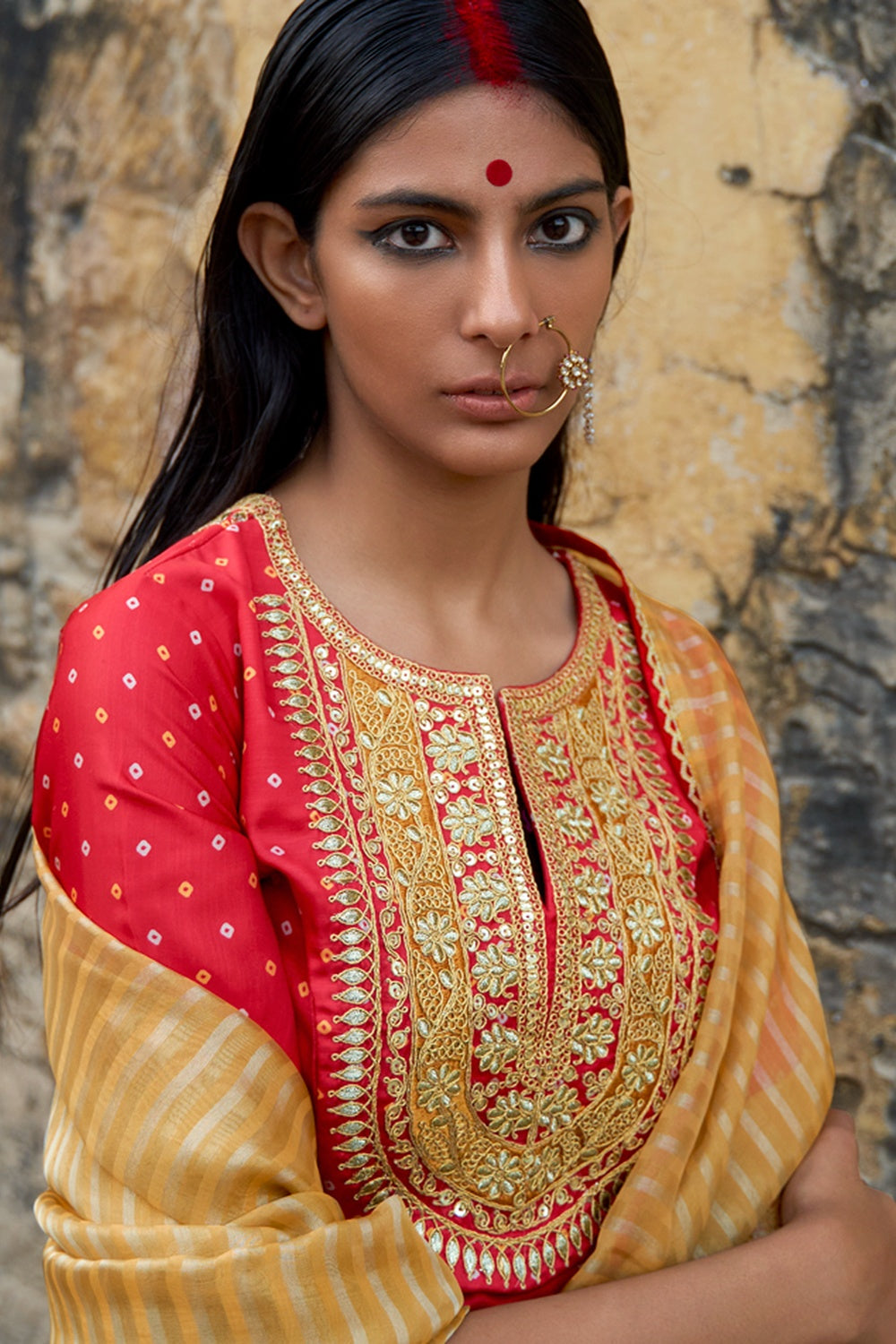Buy MySilkLove Apache Yellow Woven Organza Silk Saree Online