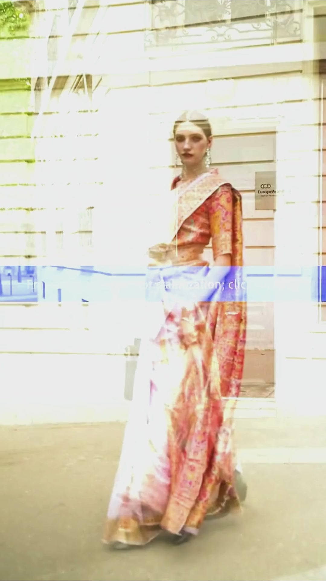 Buy MySilkLove Chatelle Purple Kashmiri Jamewar Handloom Saree Online