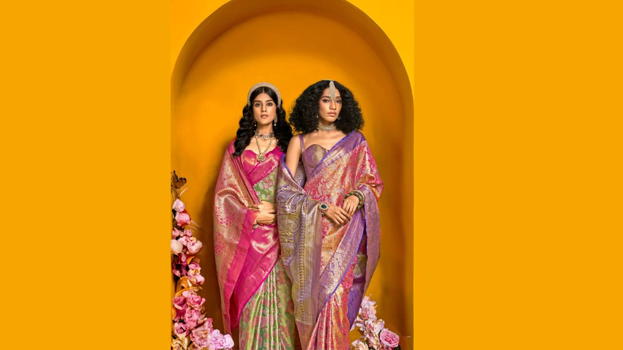 Janhvi Kapoor's Tirumala Temple Saree — How to Get the Purple Silk Look