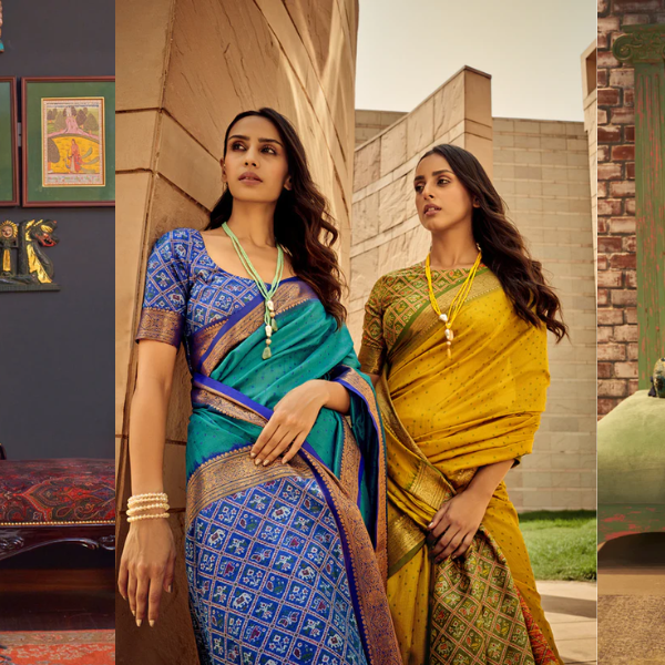 Saree wearing style sales for thin girl