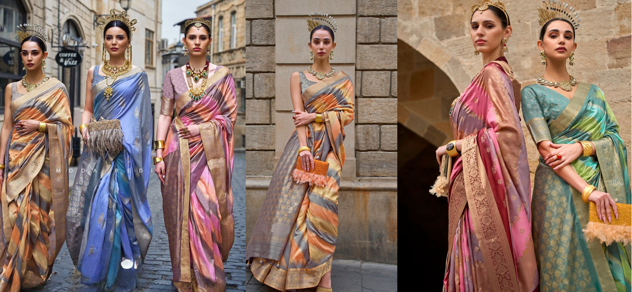 Discover Elegance of Chiffon Sarees Online at MySilkLove