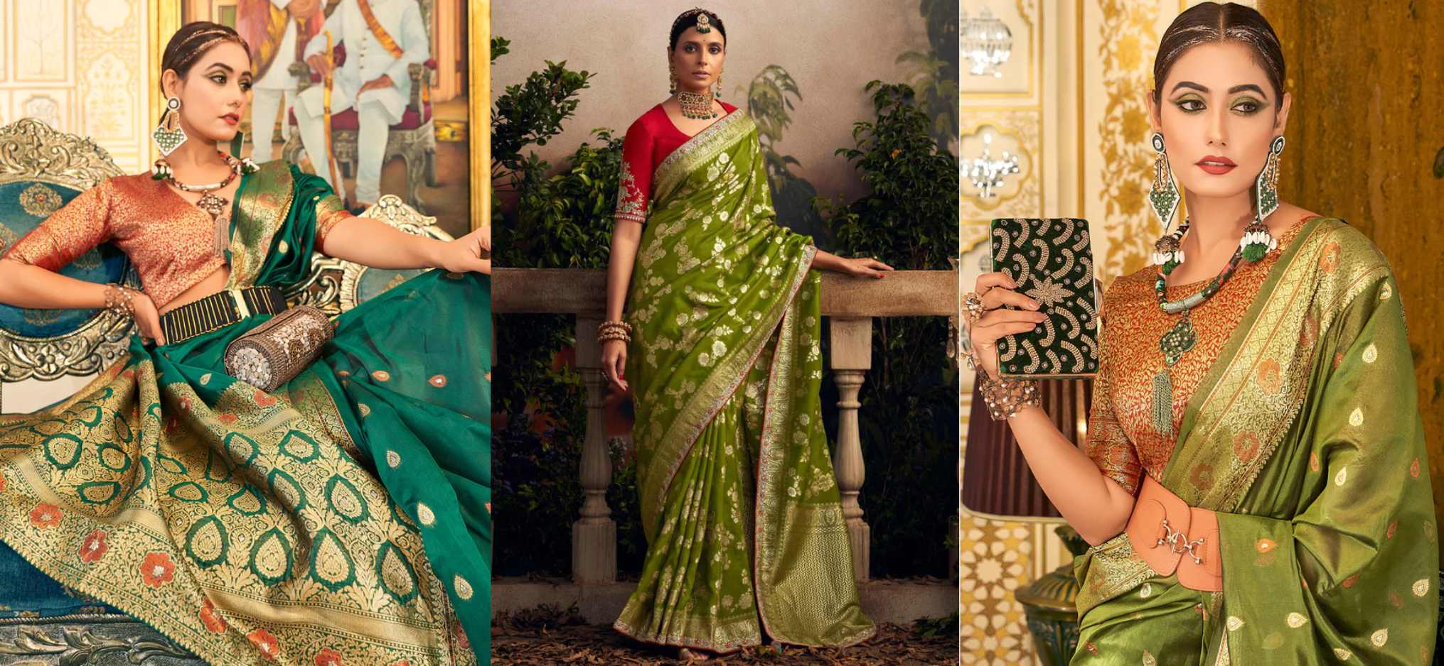 Madhuri Dixit and Lezelle Dsouza Set Trends in Banarasi Sarees