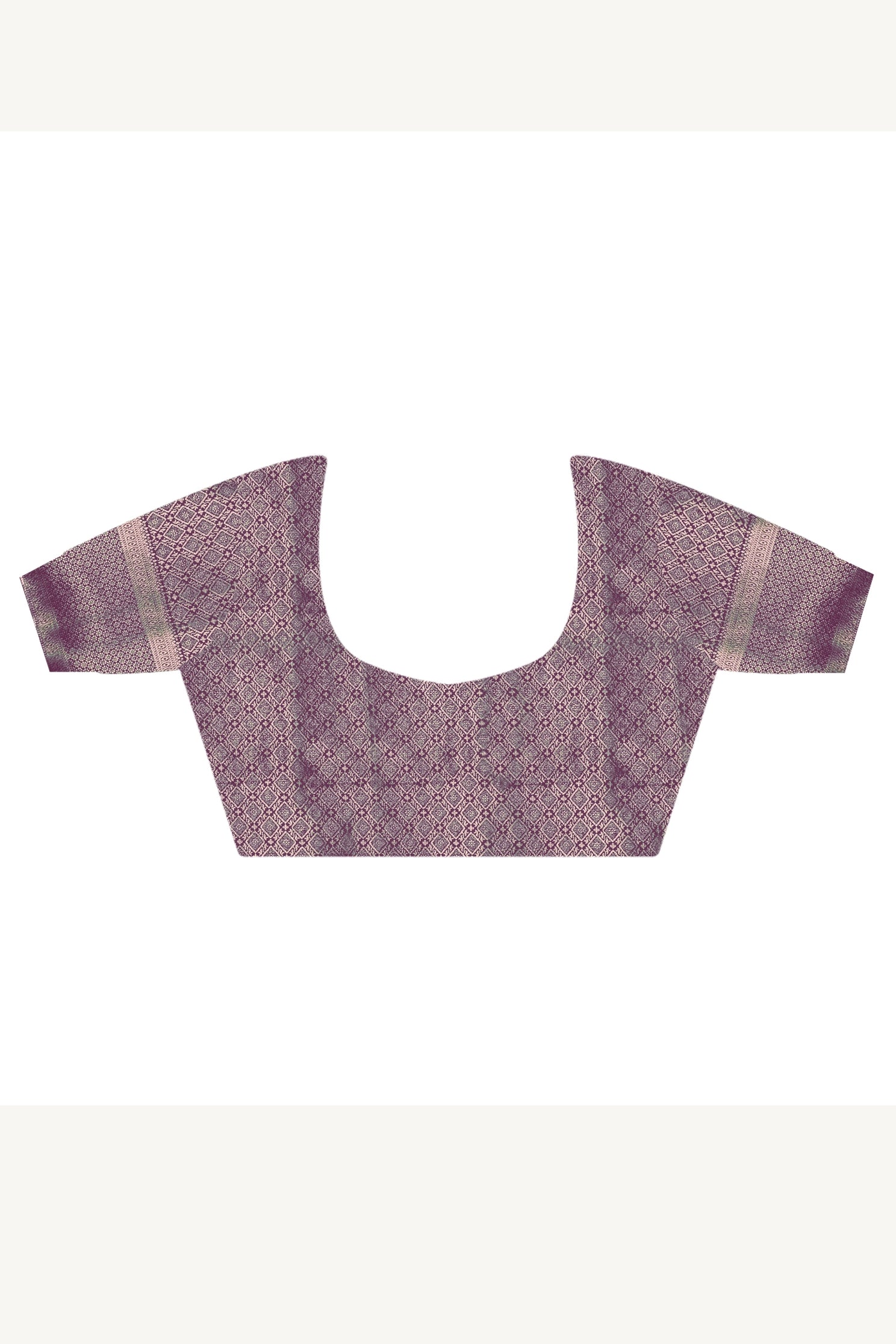 Buy MySilkLove Grape Purple Handloom Kanjivaram Saree Online