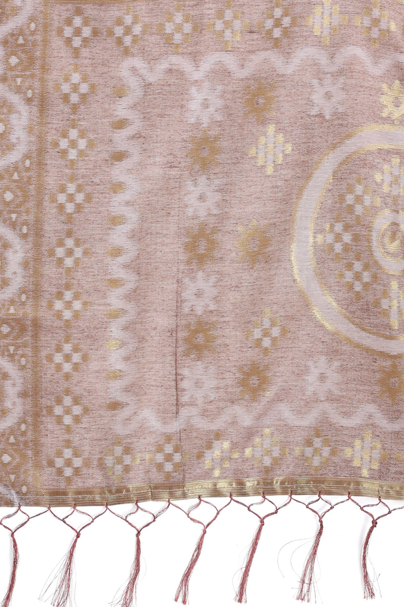 Buy MySilkLove Shark Grey Linen Cotton Saree Online