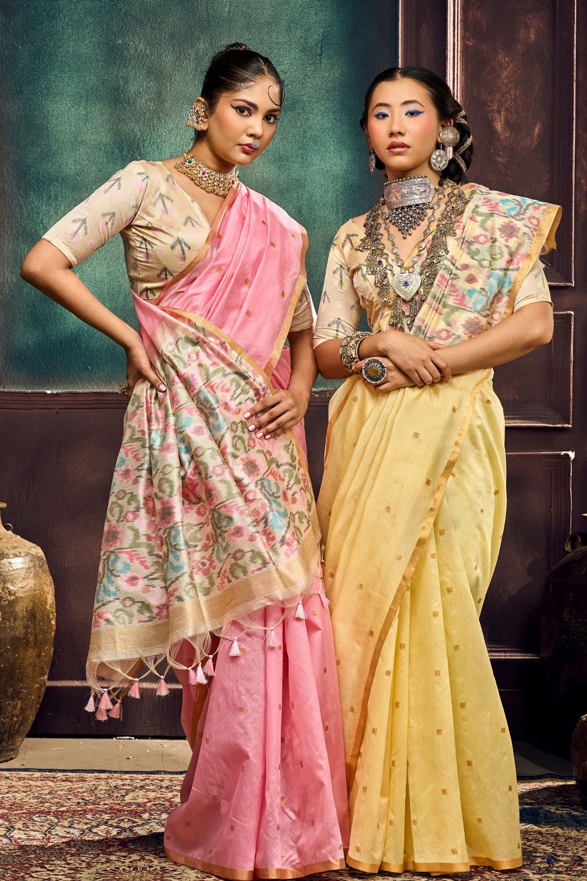 Buy MySilkLove Berry Pink Handloom Silk Saree Online