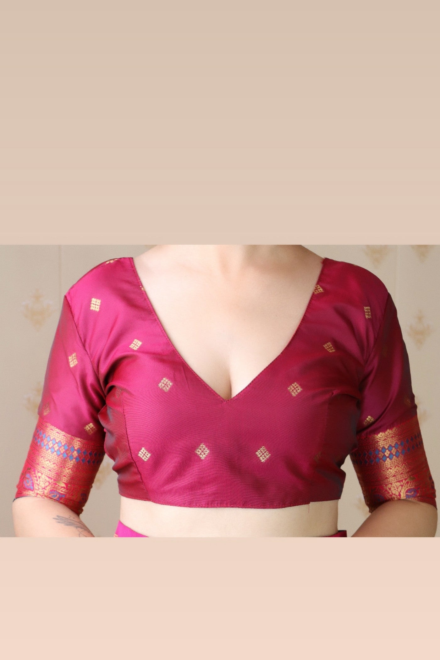 Buy MySilkLove Royal Blue Banarasi Handloom Saree Online