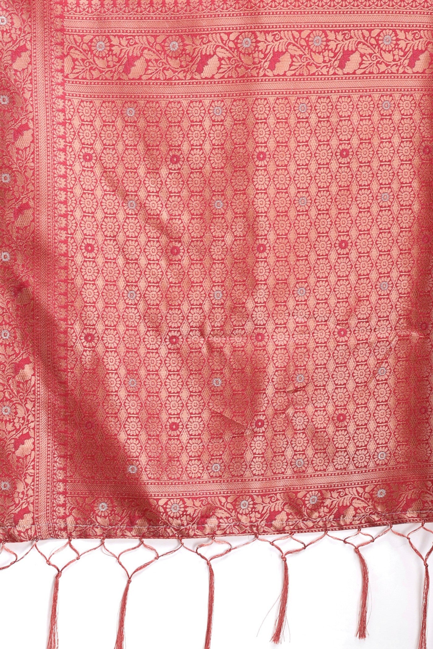 Buy MySilkLove Lotus Pink Linen Cotton Saree Online