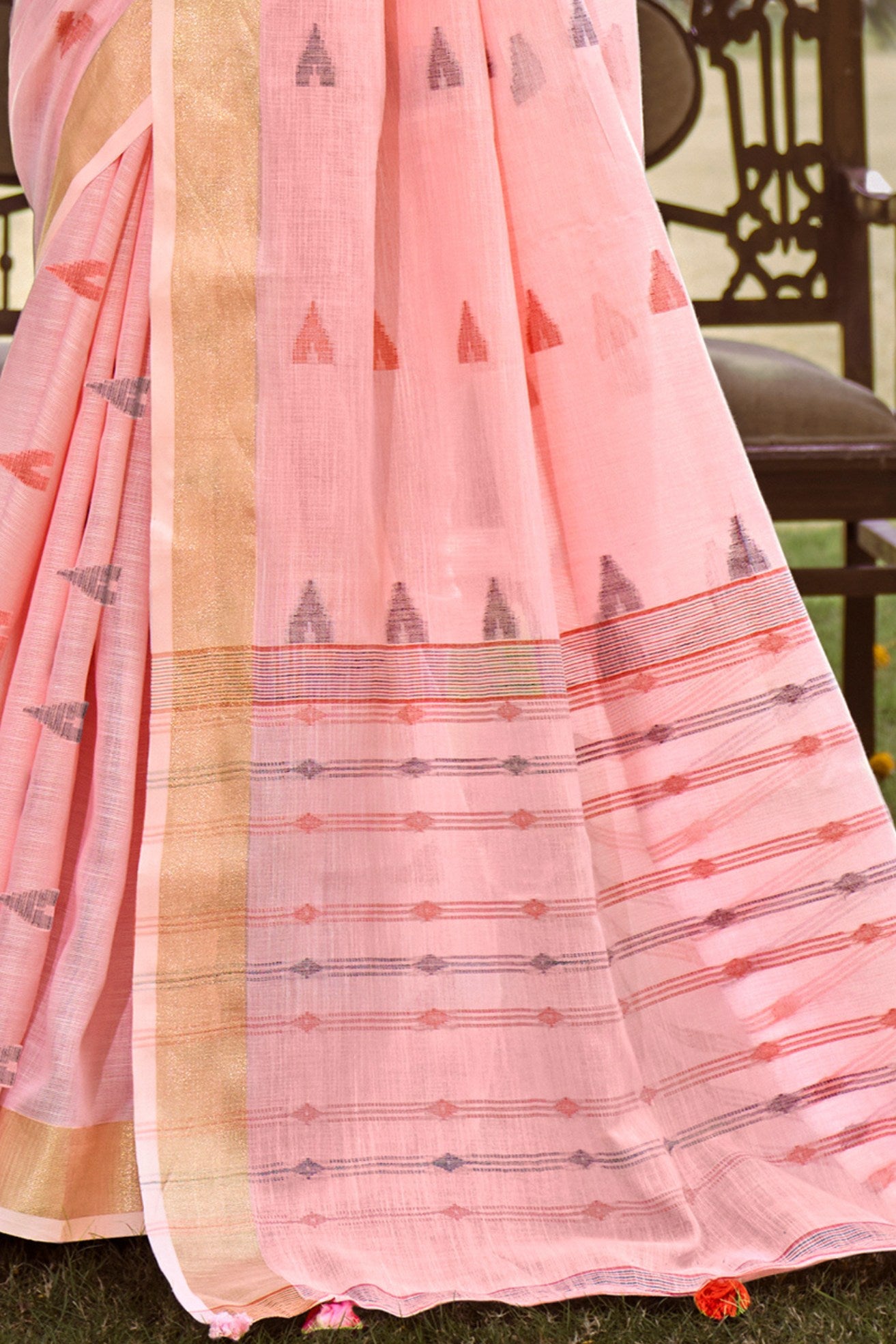 Buy MySilkLove Blossom Pink Cotton Silk Saree Online