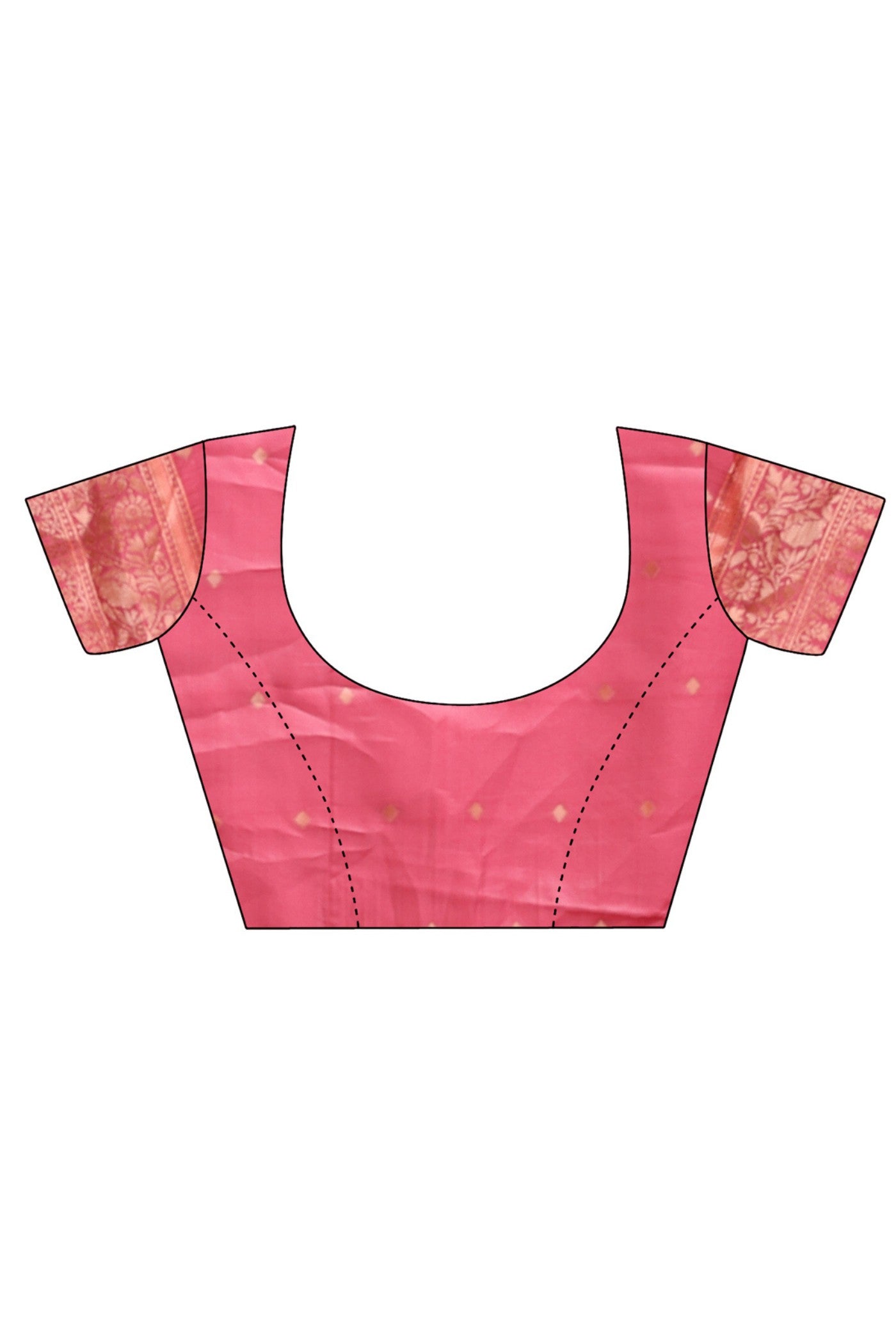 Buy MySilkLove Lotus Pink Linen Cotton Saree Online