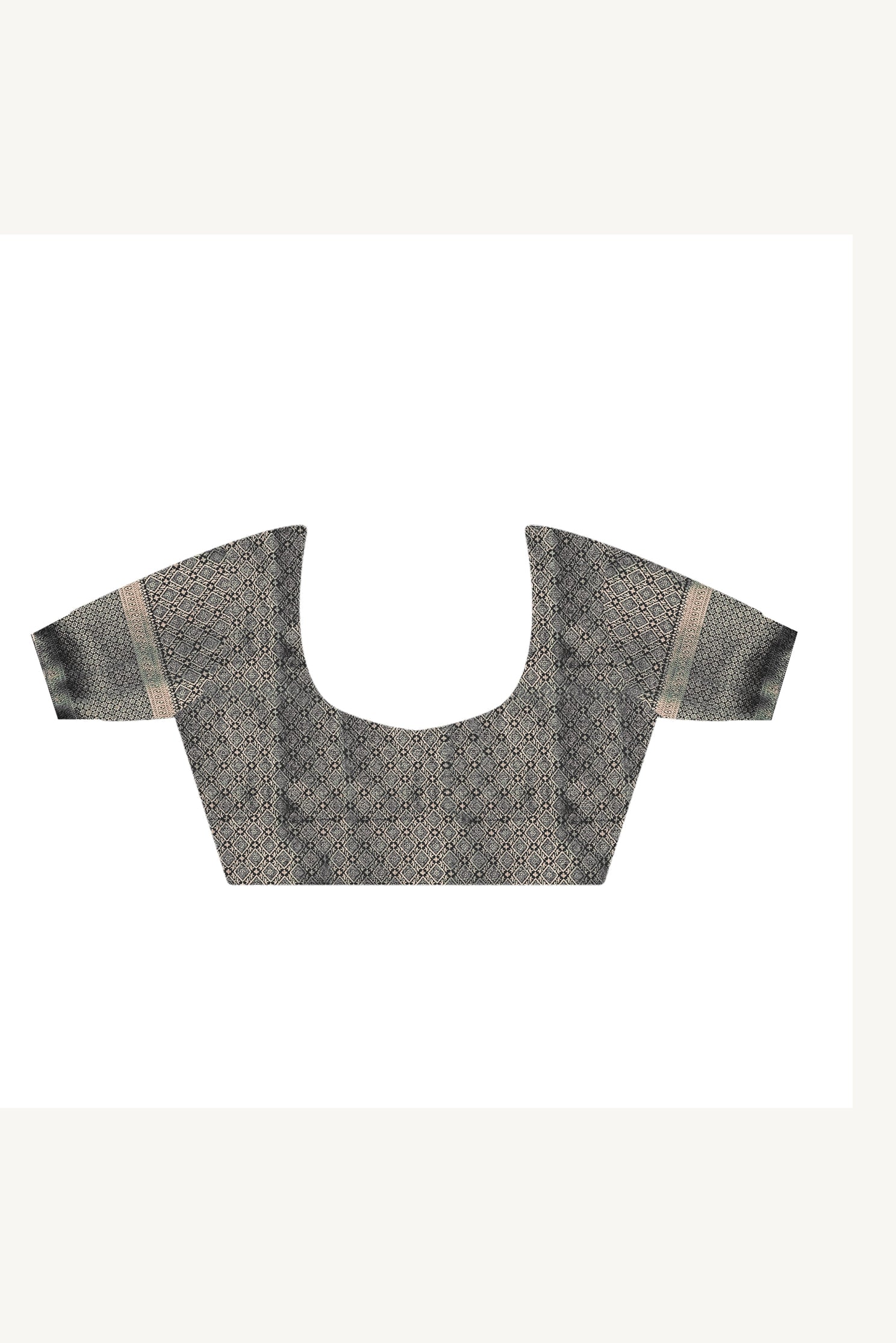 Buy MySilkLove Vampire Grey Handloom Kanjivaram Saree Online