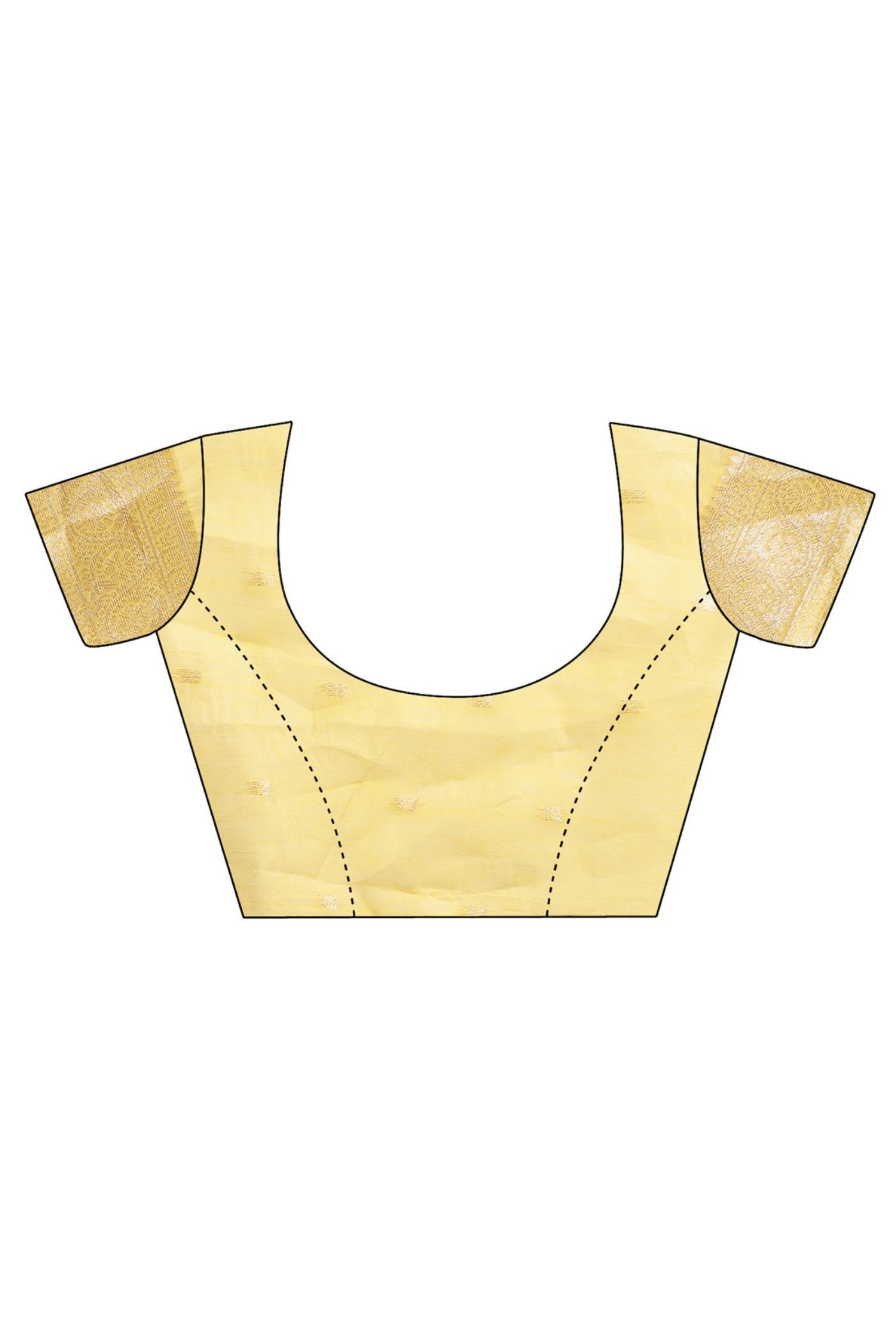 Buy MySilkLove Sunshine Yellow Woven Linen Cotton Saree Online