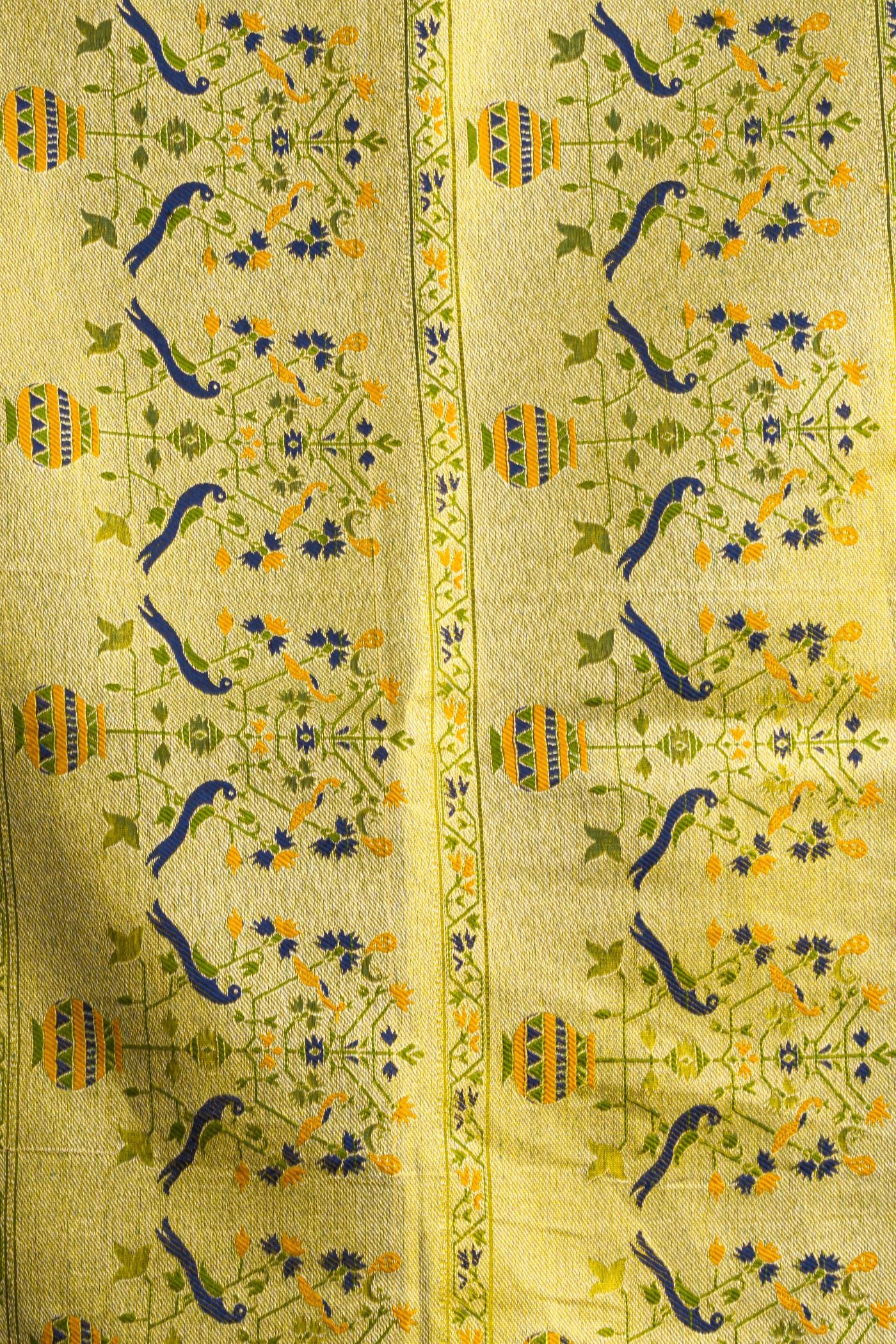 Buy MySilkLove Pistachio Green Woven Tissue Paithani Saree Online