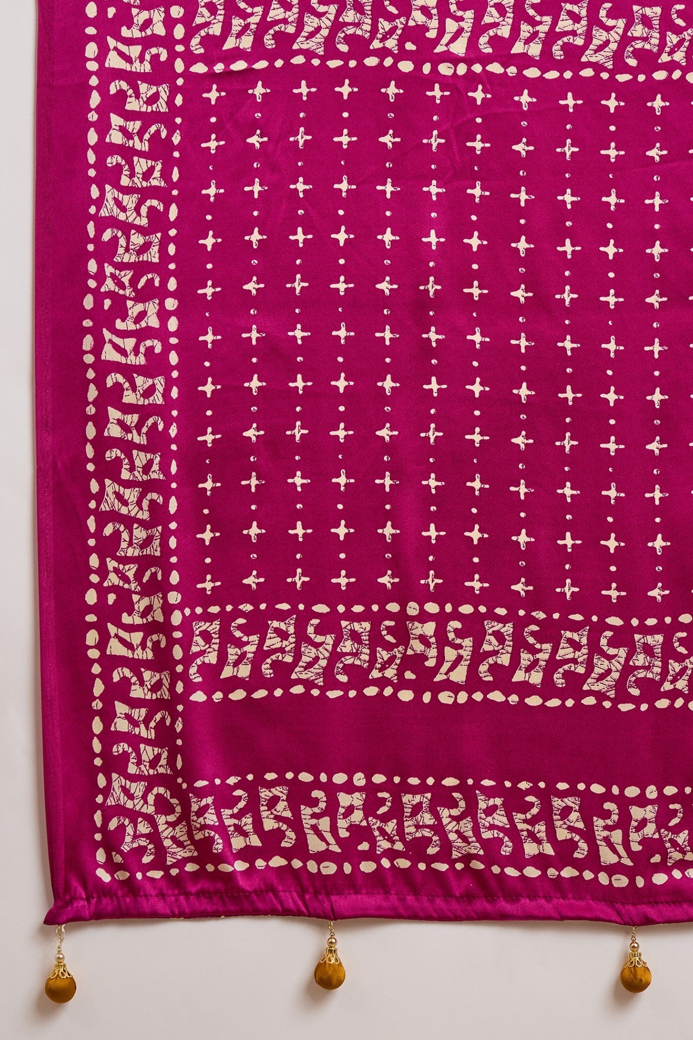 Buy MySilkLove Chartreuse Yellow Printed Satin Crepe Silk Saree Online