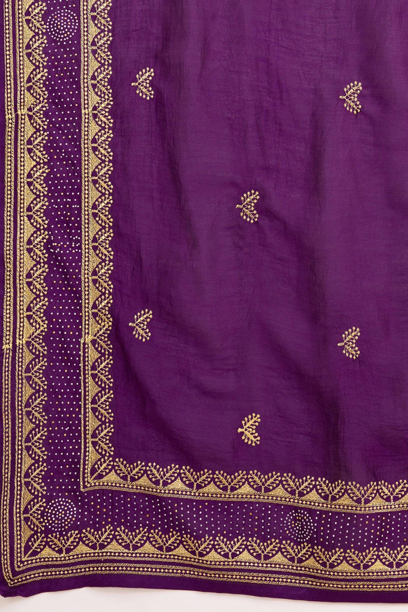 Buy MySilkLove Eminence Purple Designer Partywear Saree Online