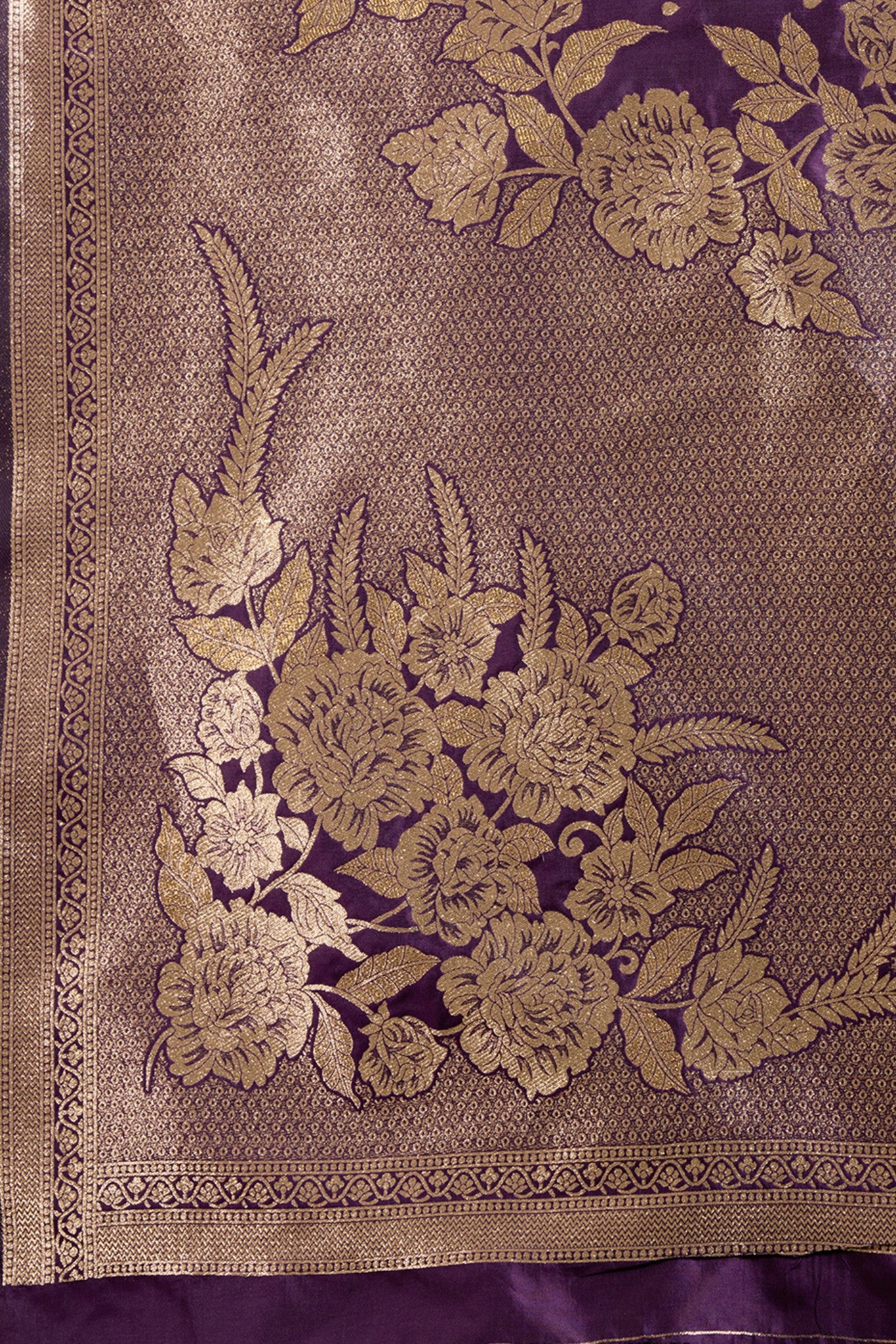 Buy MySilkLove Opera Purple Zari Woven Soft Kanjivaram Saree Online