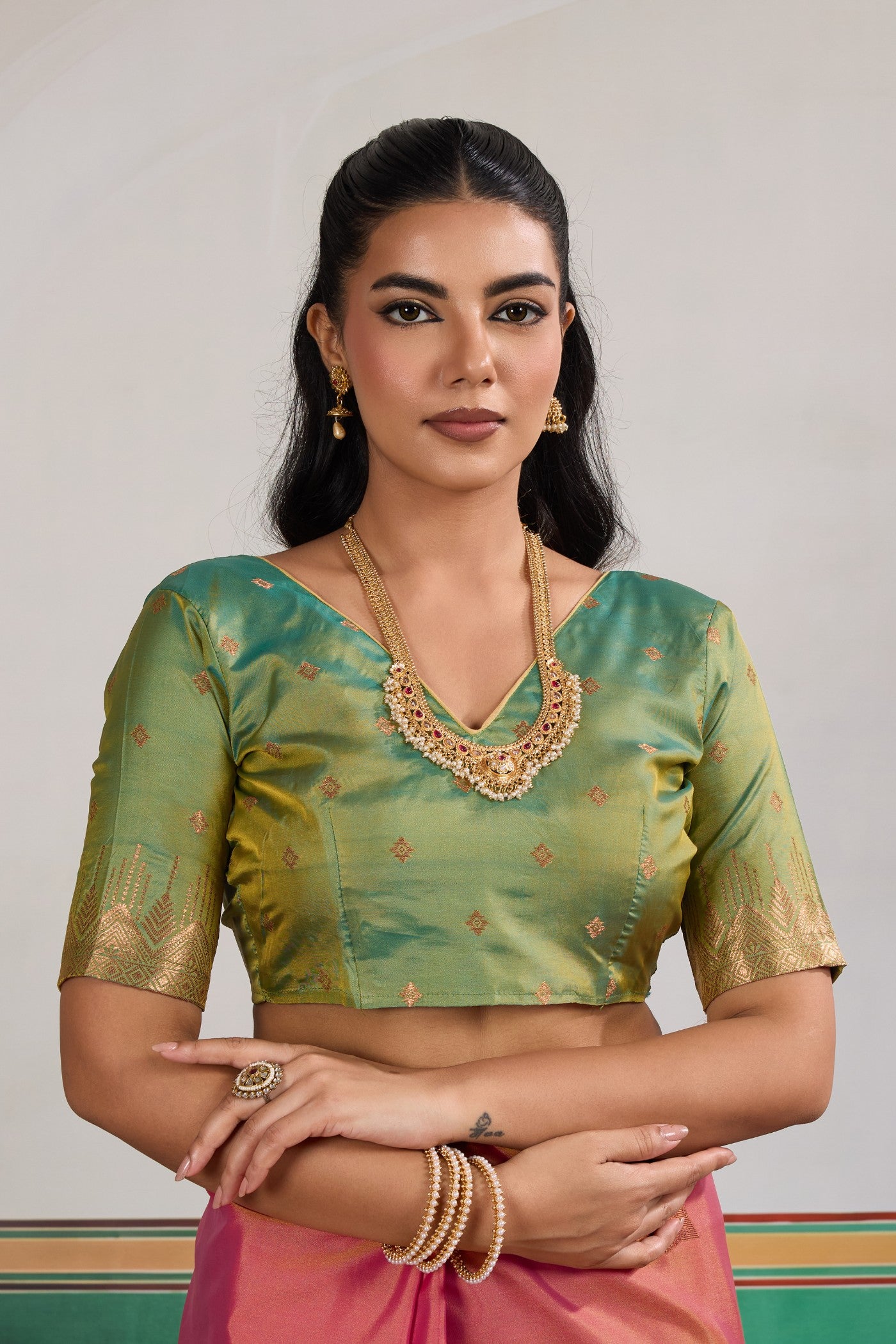 Buy MySilkLove Burnt Orange Banarasi Handloom Saree Online