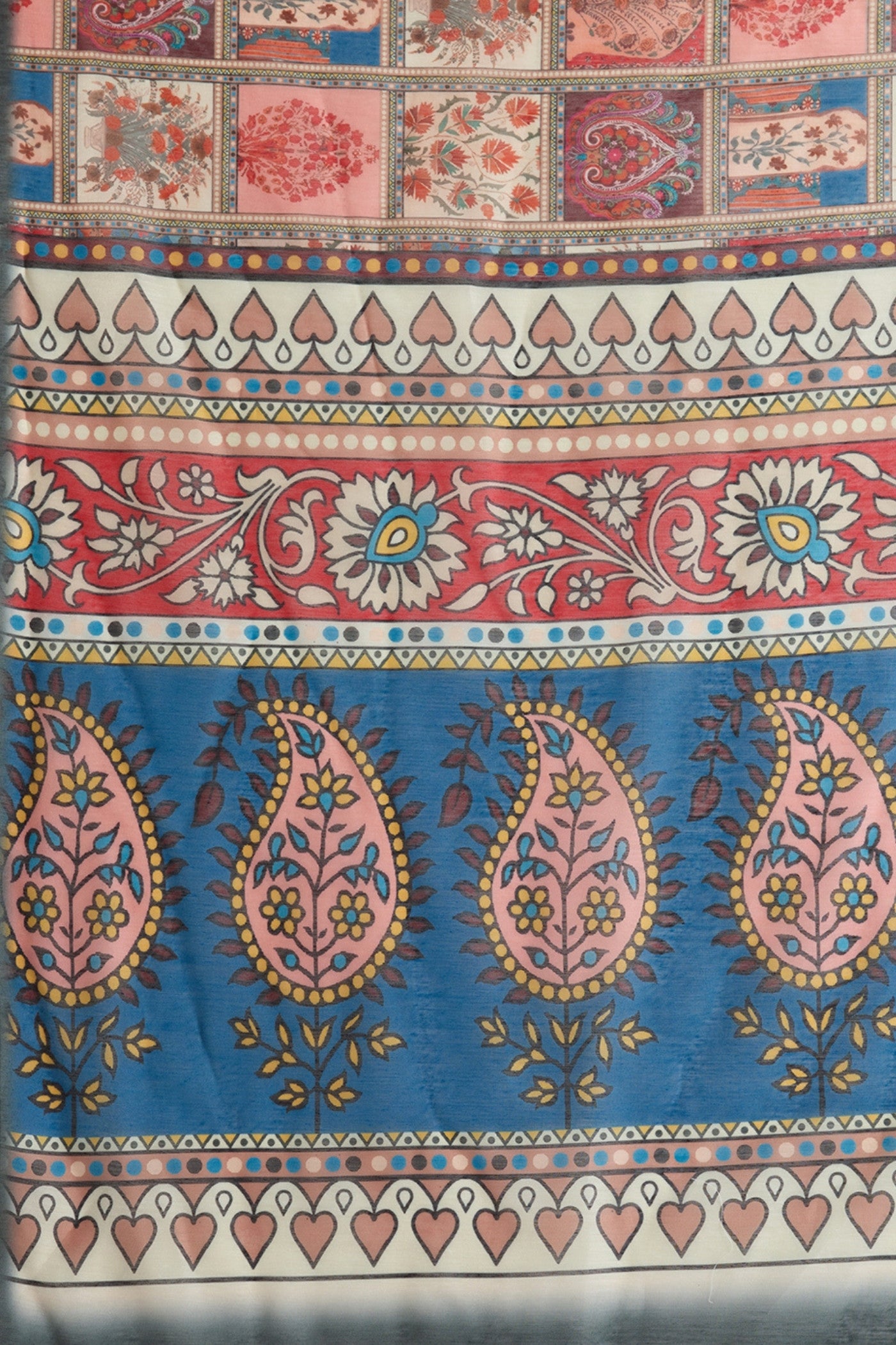 Buy MySilkLove Han Pink Digital Printed Saree Online